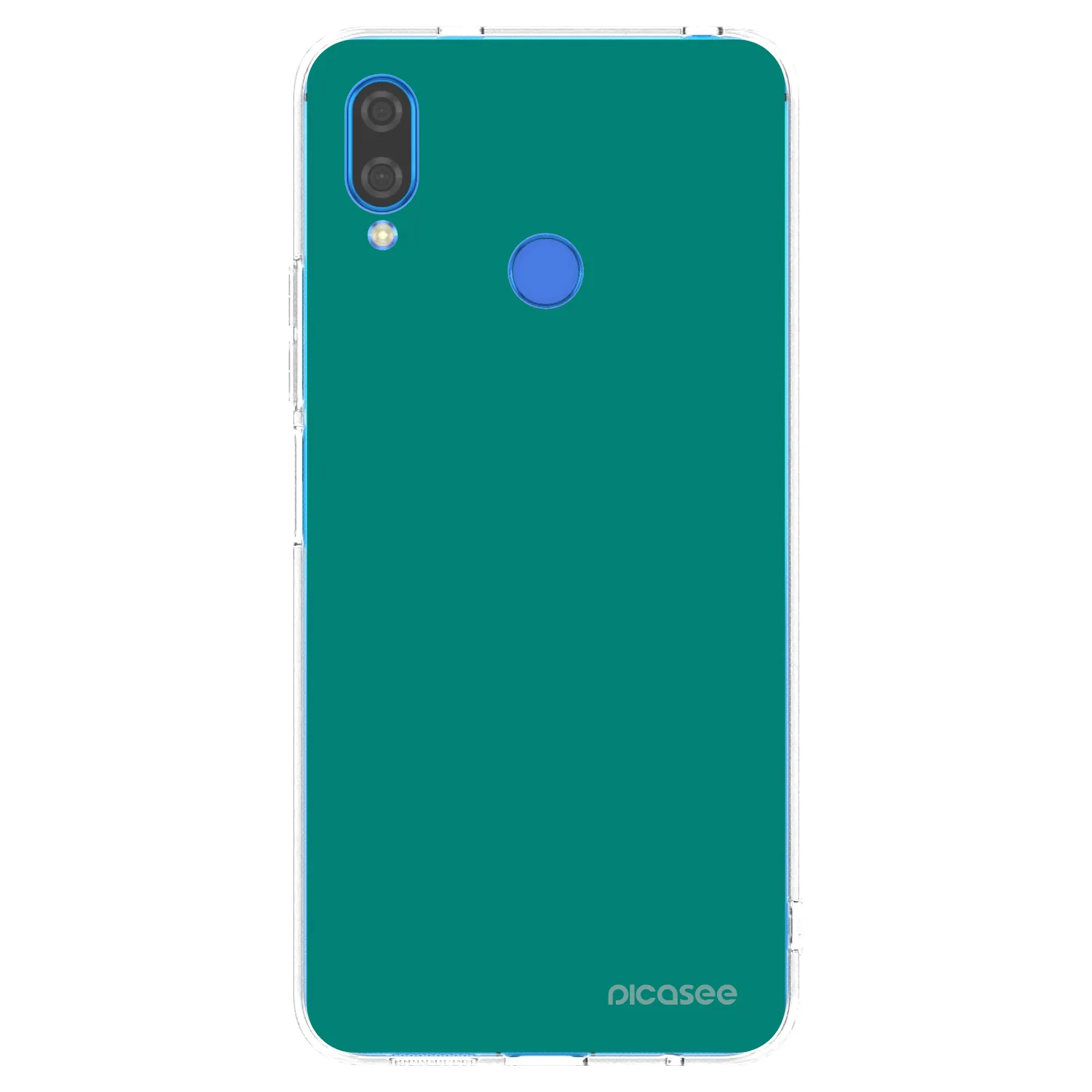 Picasee silikonový průhledný obal pro Huawei Nova 3 - Emerald Mist