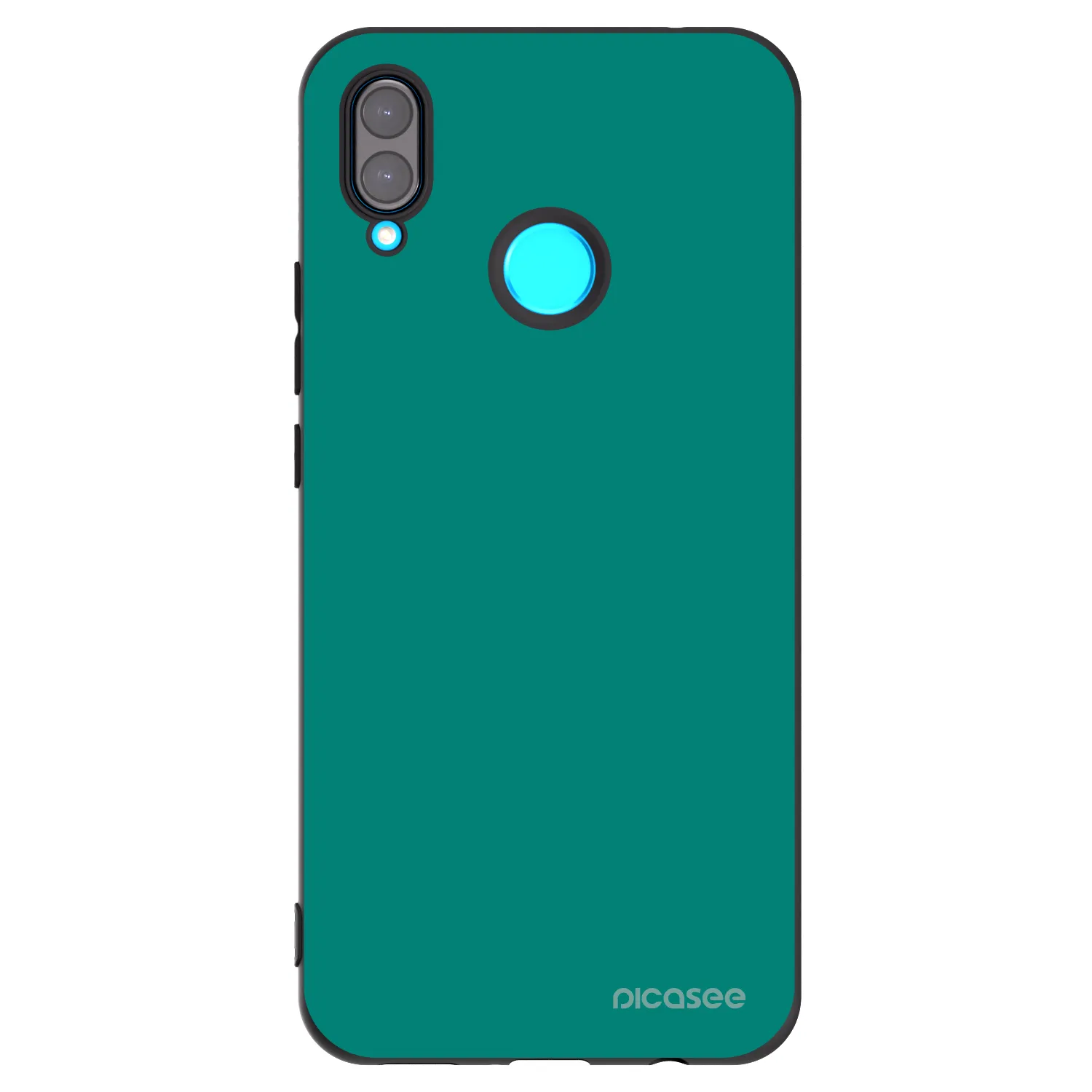 Picasee silikonový černý obal pro Huawei Nova 3i - Emerald Mist