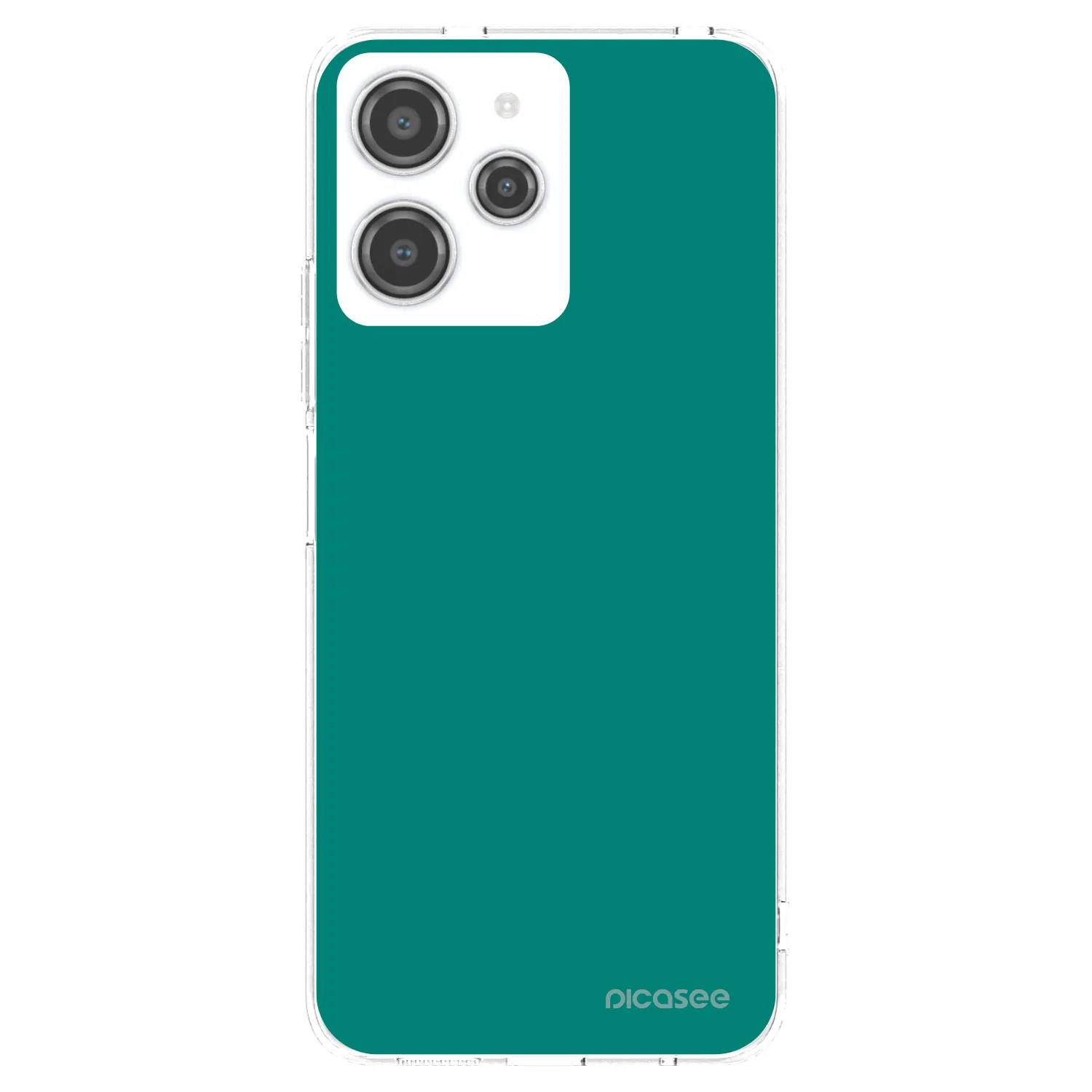 Picasee silikonový průhledný obal pro Xiaomi Redmi 12 4G - Emerald Mist