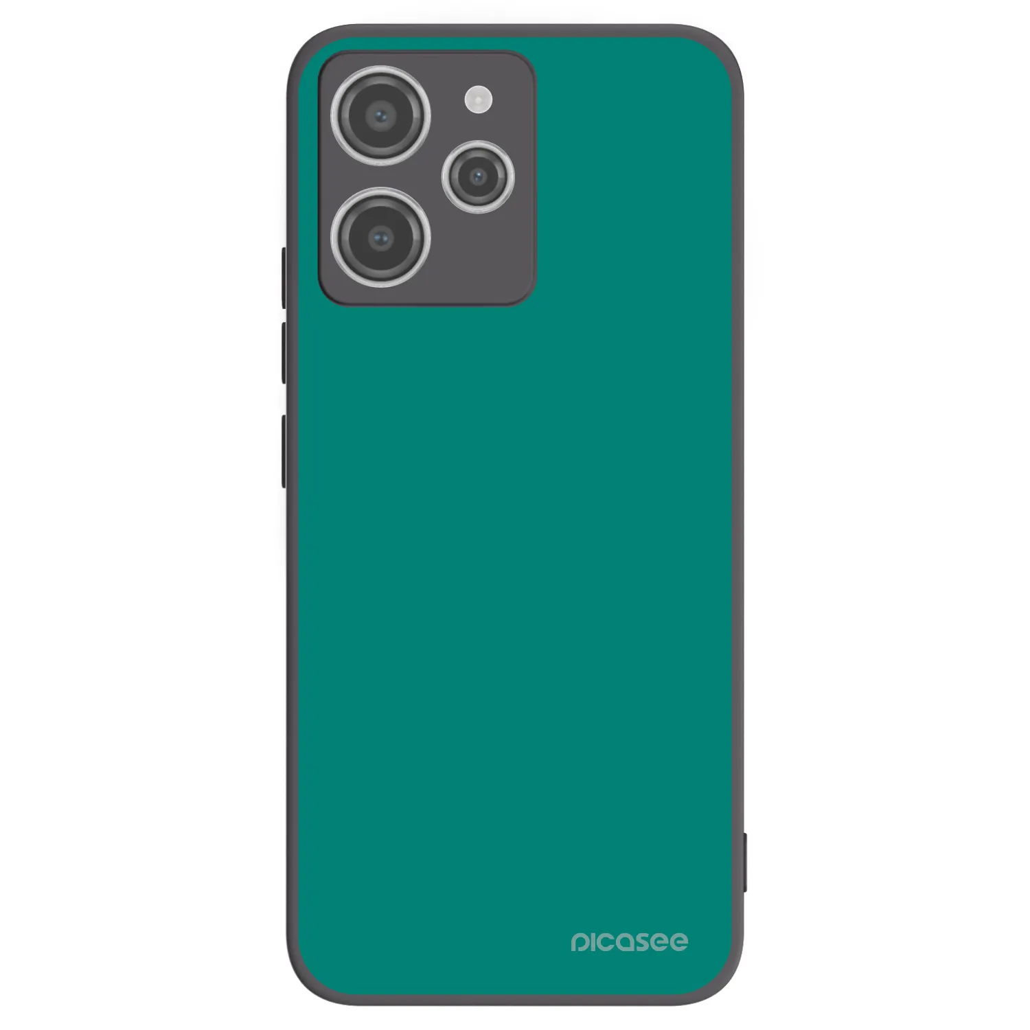 Picasee silikonový černý obal pro Xiaomi Redmi 12 4G - Emerald Mist