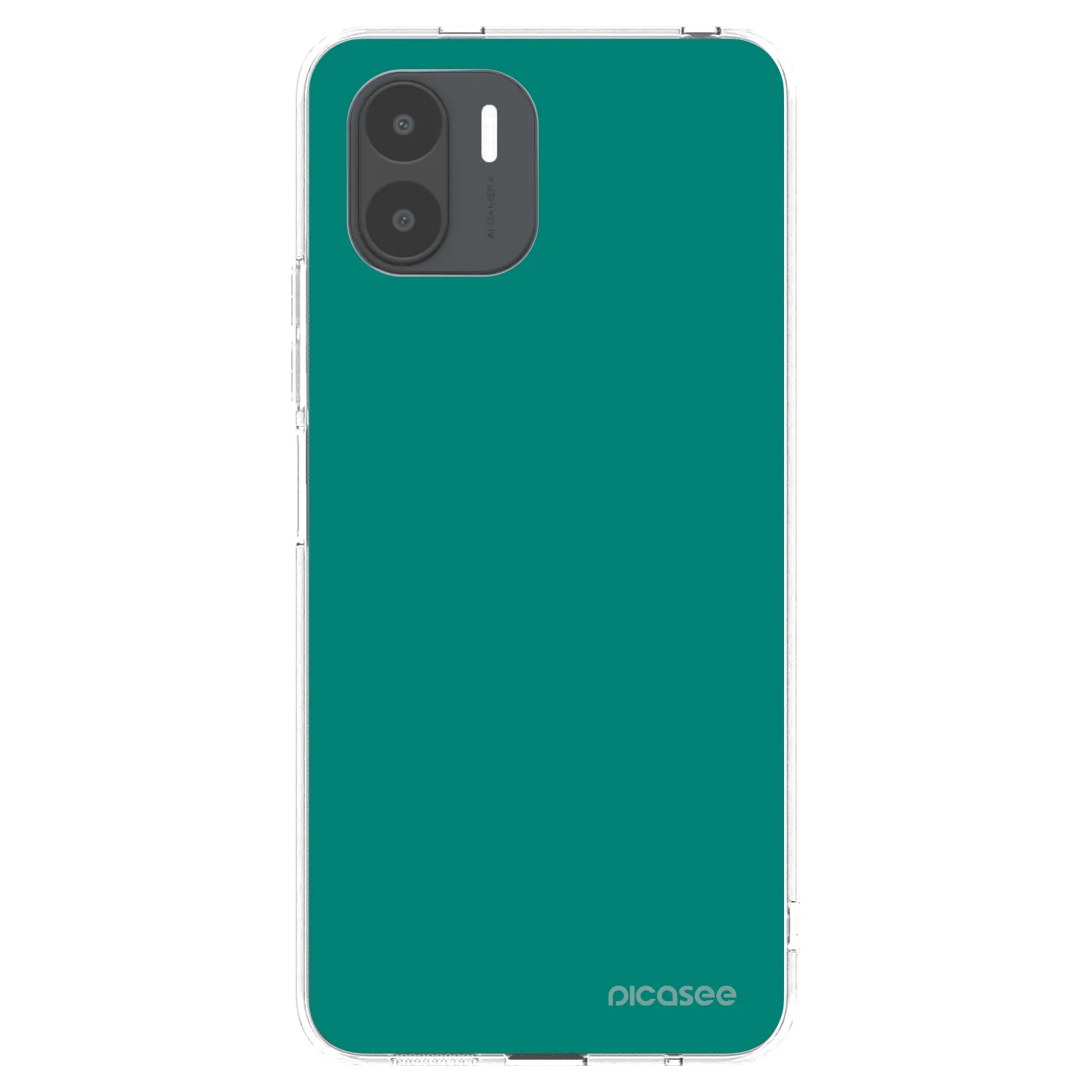Picasee silikonový průhledný obal pro Xiaomi Redmi A2 - Emerald Mist