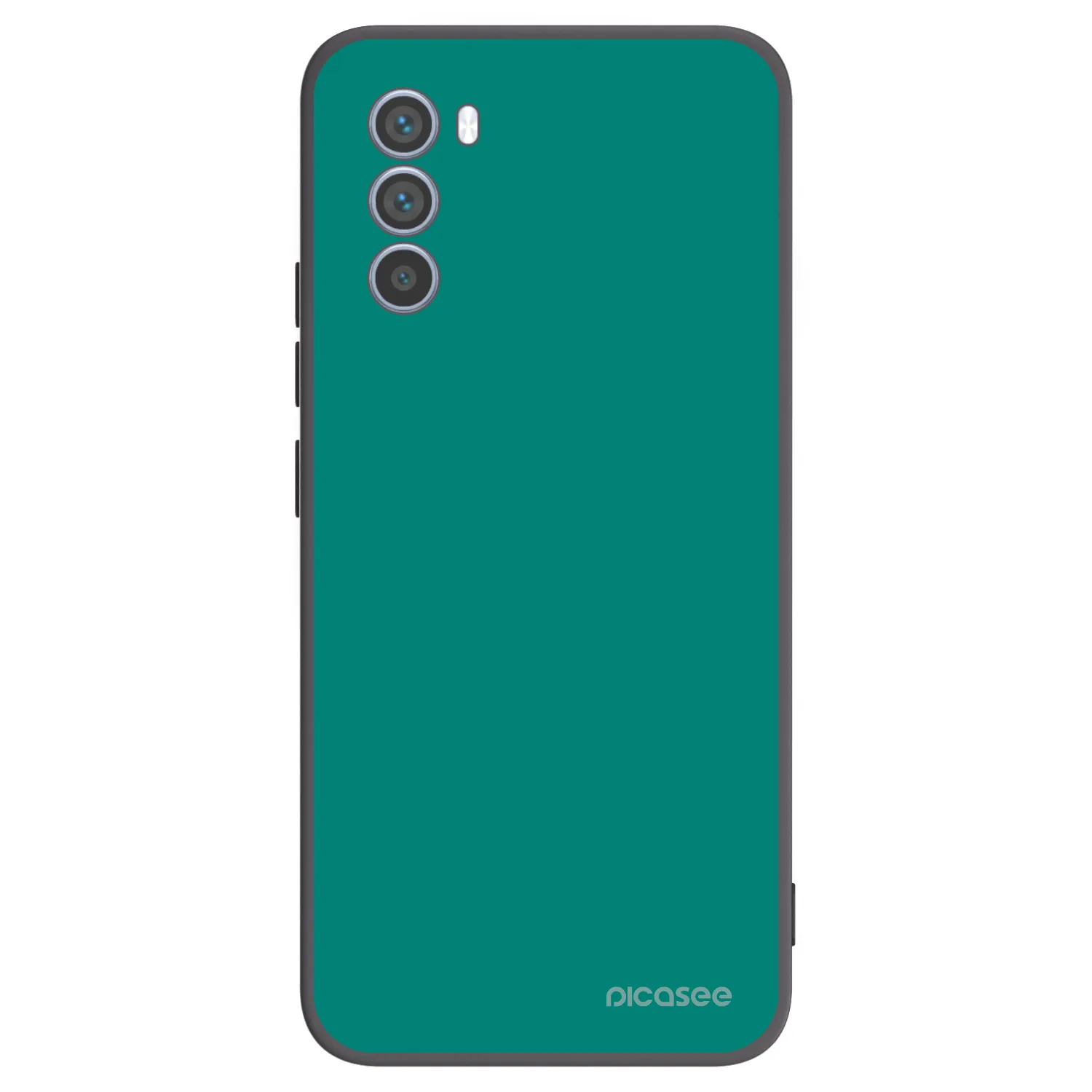 Picasee silikonový černý obal pro Motorola Moto G62 - Emerald Mist