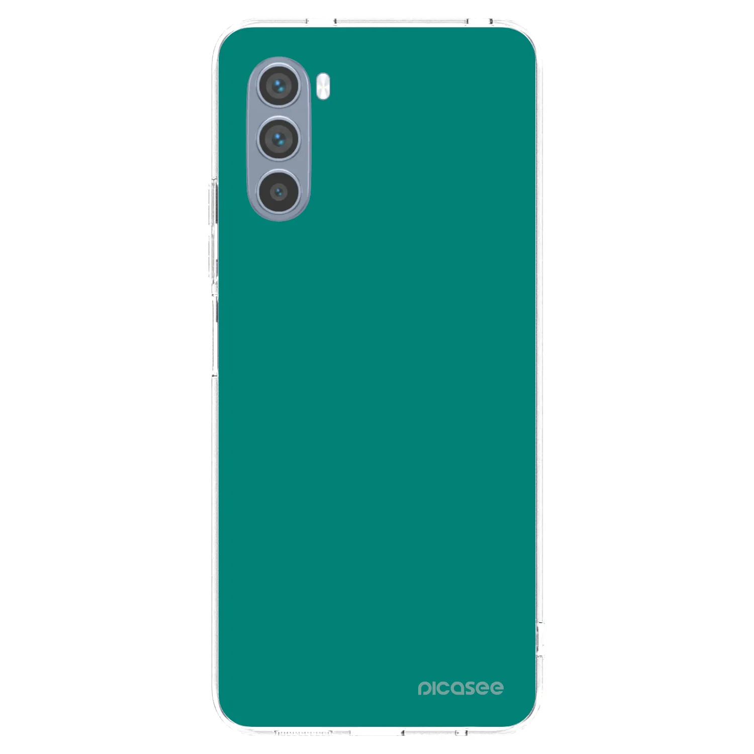Picasee silikonový průhledný obal pro Motorola Moto G62 - Emerald Mist