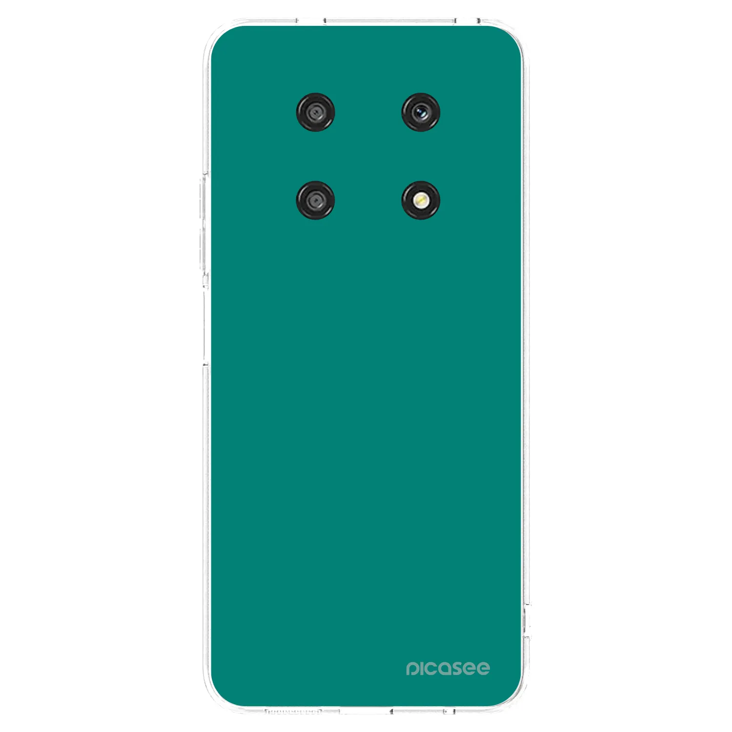 Picasee silikonový průhledný obal pro Honor Magic4 Lite 5G - Emerald Mist