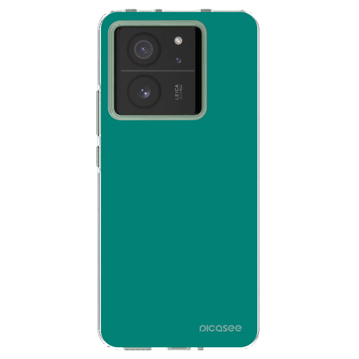 Picasee silikonový průhledný obal pro Xiaomi 13T - Emerald Mist