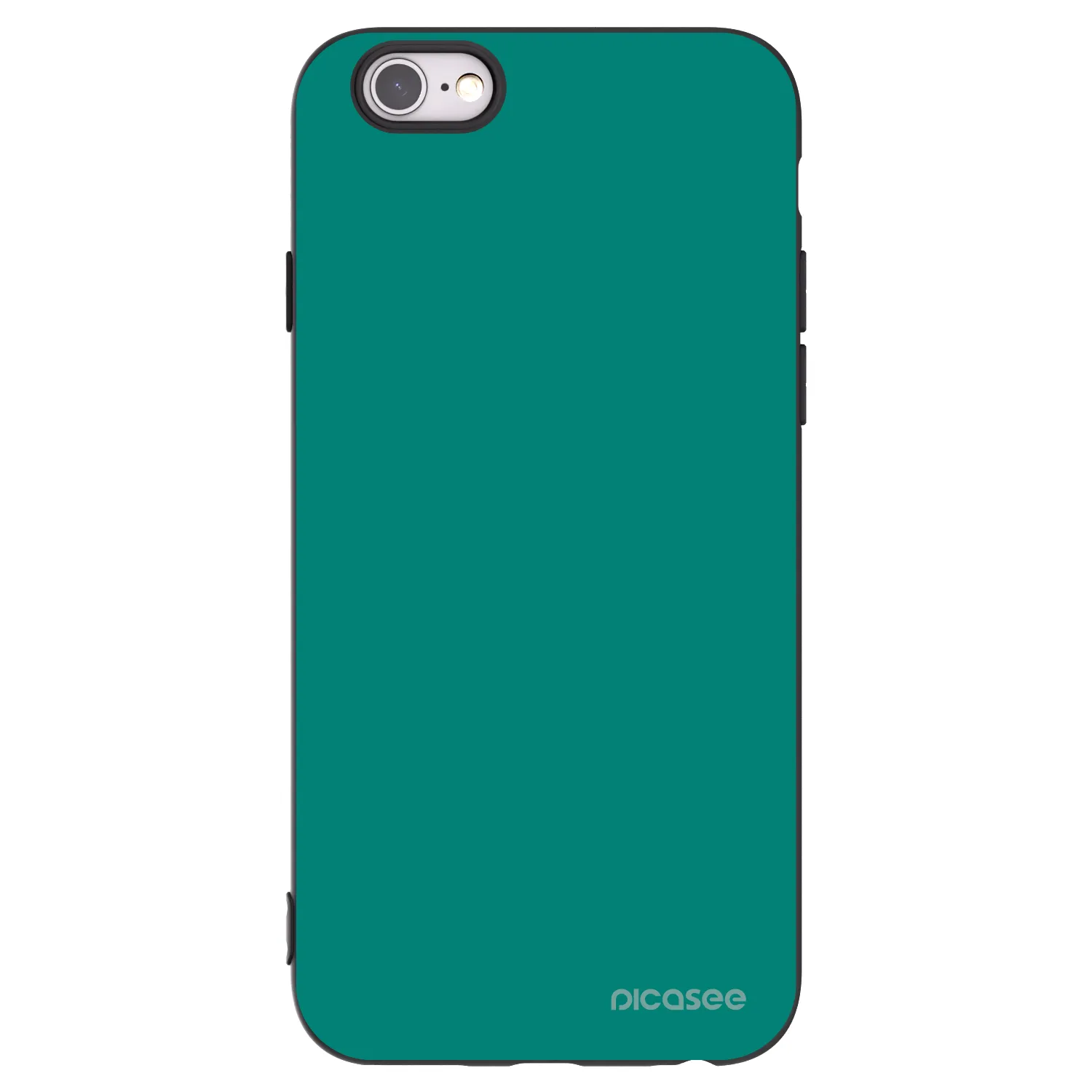 Picasee silikonový černý obal pro Apple iPhone 6/6S - Emerald Mist