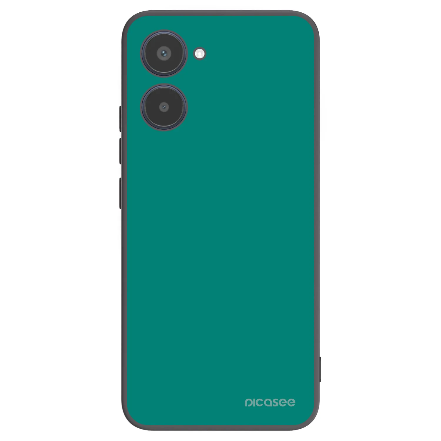 Picasee silikonový černý obal pro Realme 10 4G - Emerald Mist