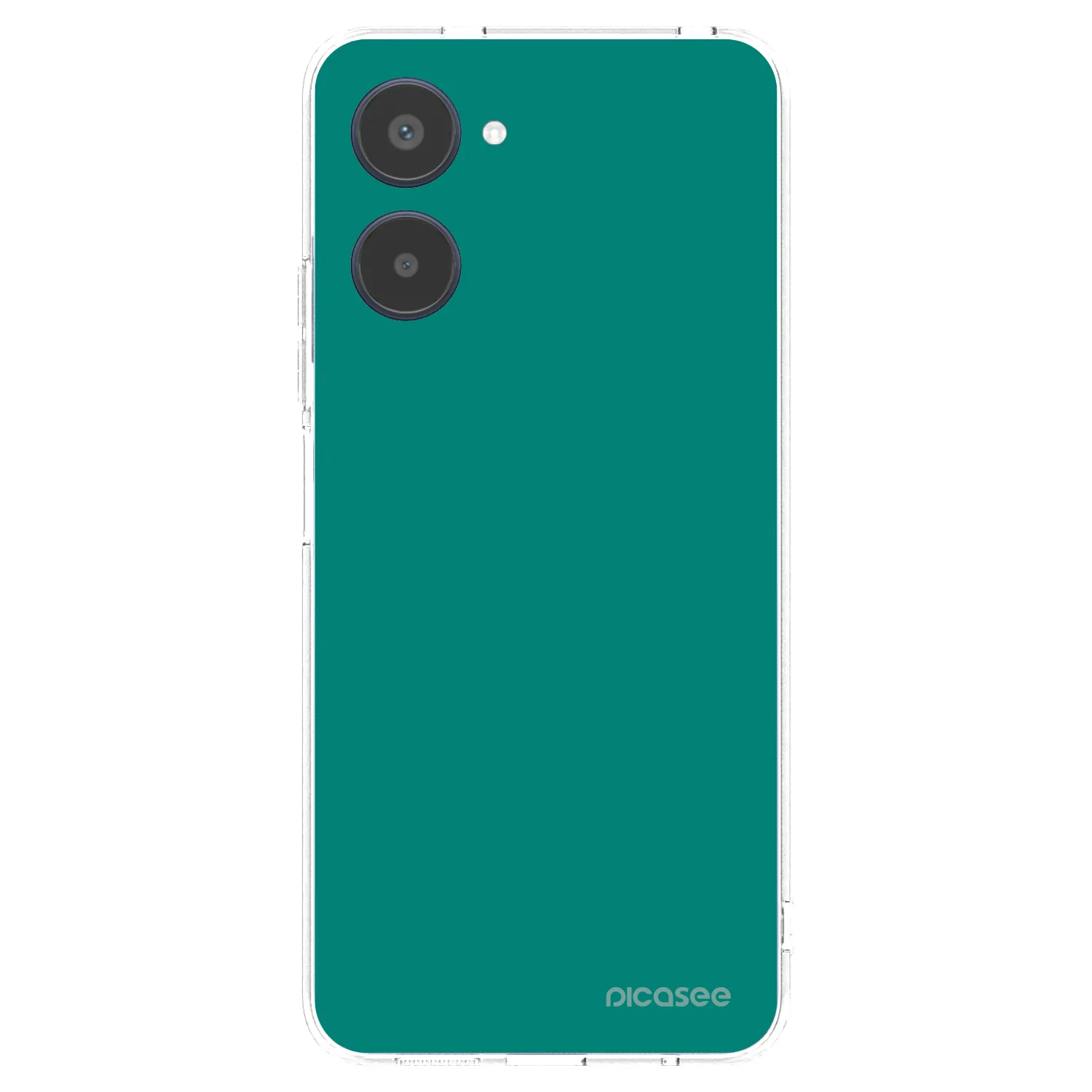 Picasee silikonový průhledný obal pro Realme 10 4G - Emerald Mist