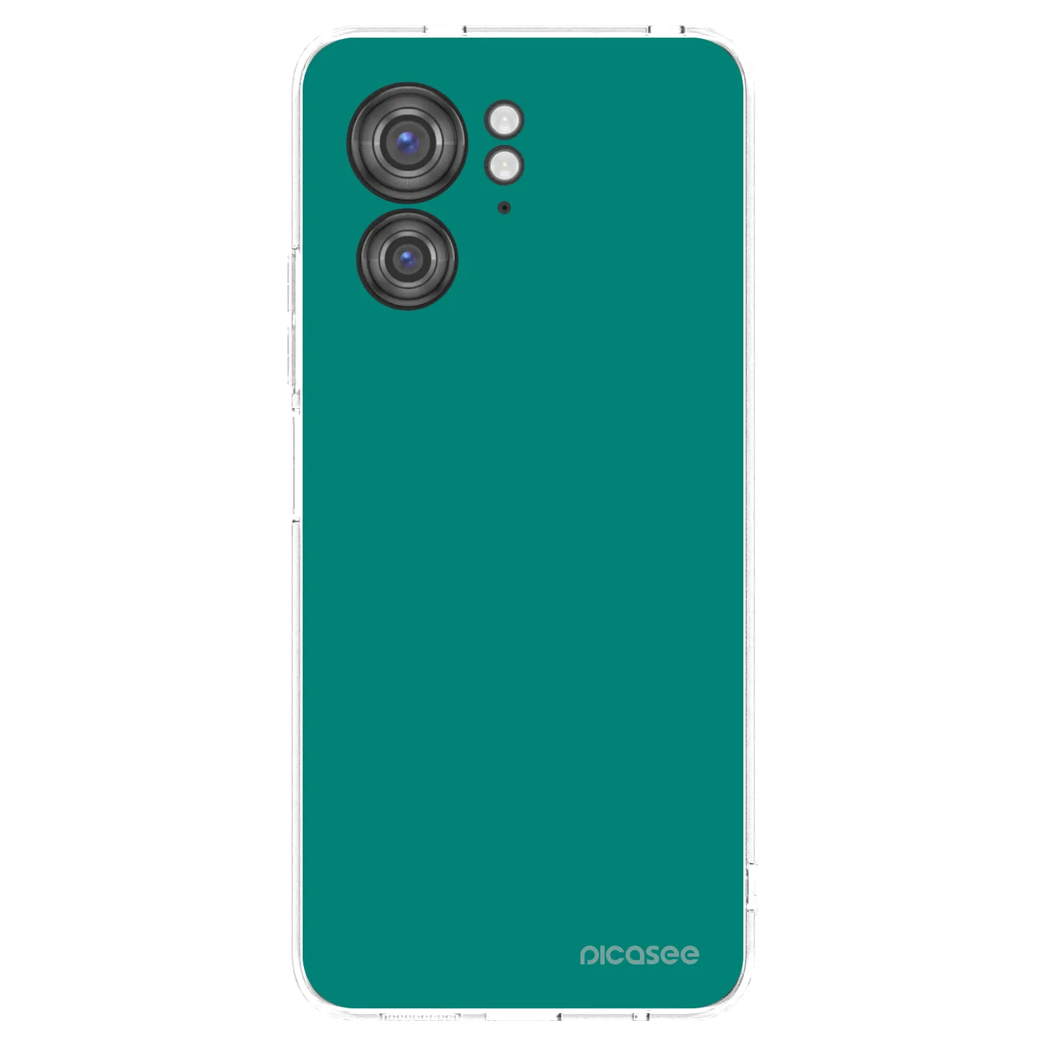 Picasee silikonový průhledný obal pro Motorola Edge 40 - Emerald Mist