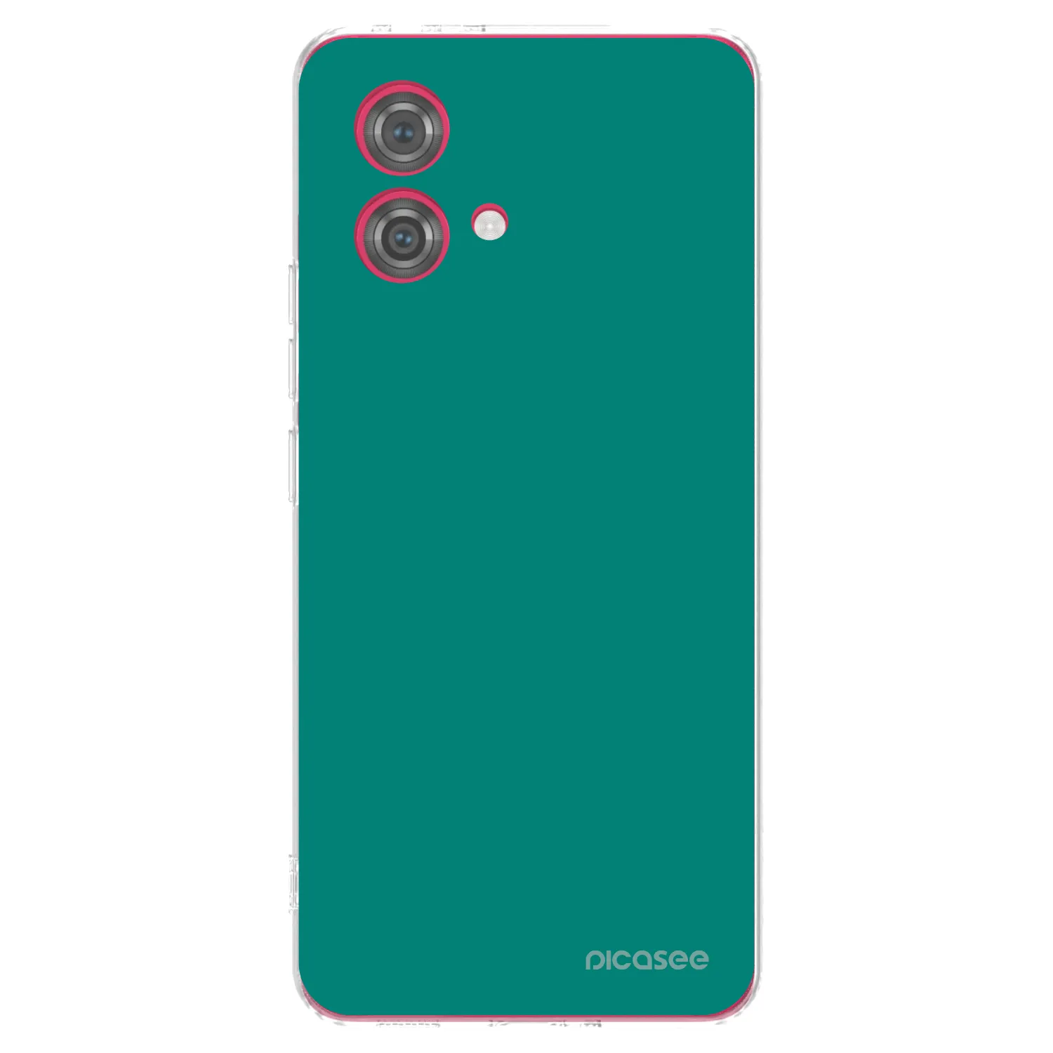 Picasee silikonový průhledný obal pro Motorola Moto G84 5G - Emerald Mist