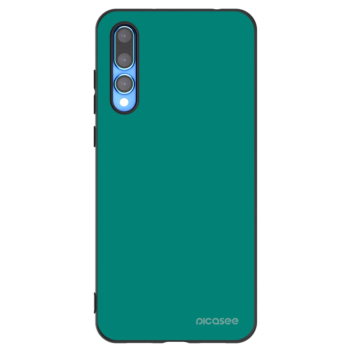 Picasee silikonový černý obal pro Huawei P20 Pro - Emerald Mist