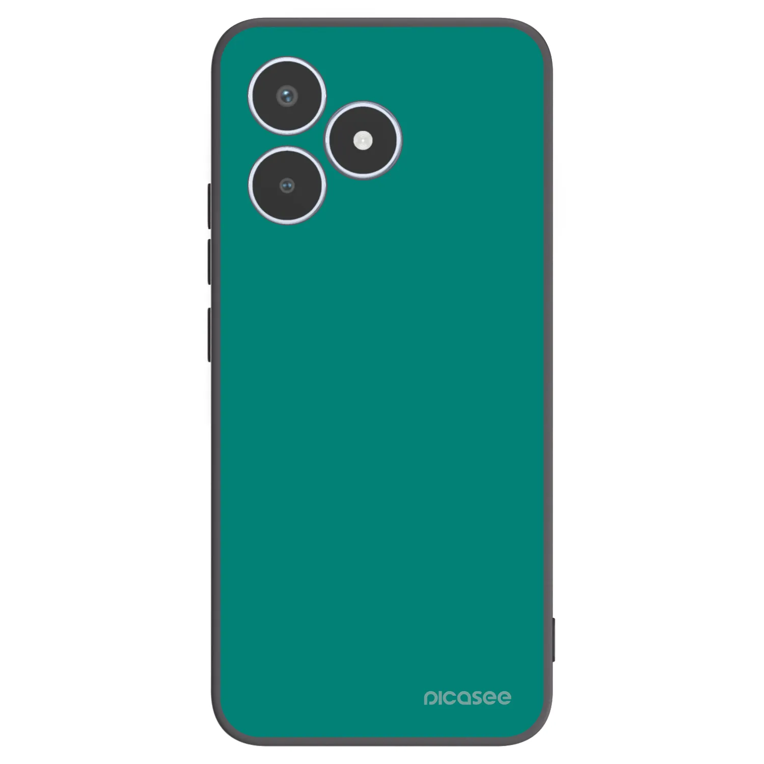 Picasee silikonový černý obal pro Realme C53 - Emerald Mist
