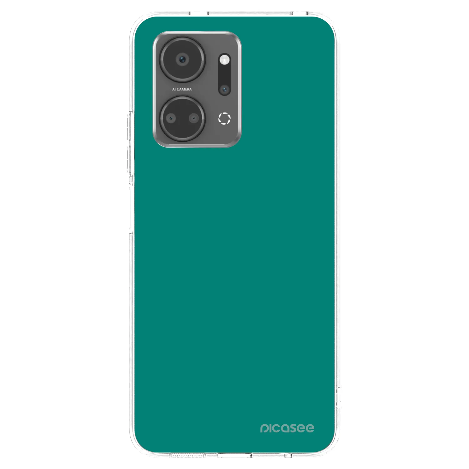 Picasee silikonový průhledný obal pro Honor X7a - Emerald Mist