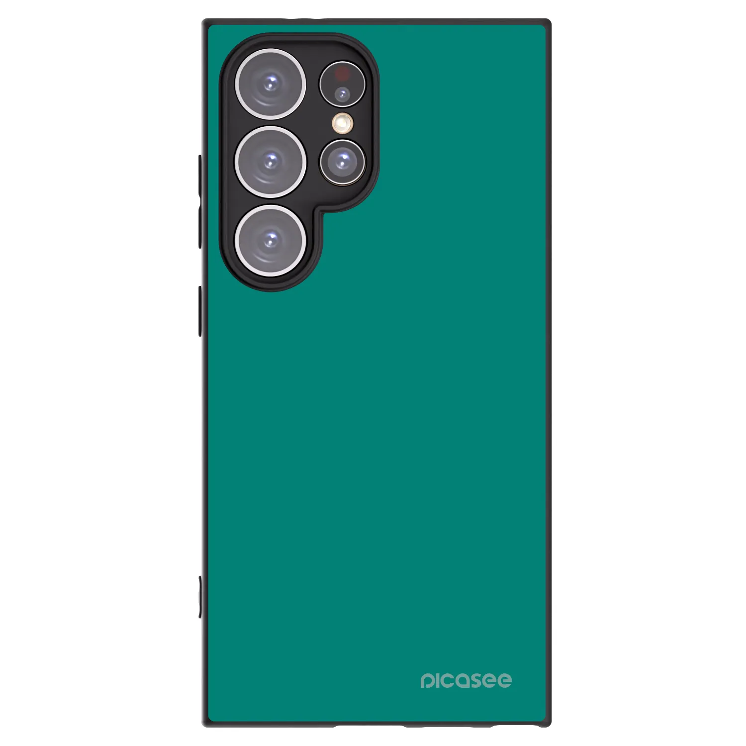 Picasee silikonový černý obal pro Samsung Galaxy S24 Ultra S928B 5G - Emerald Mist