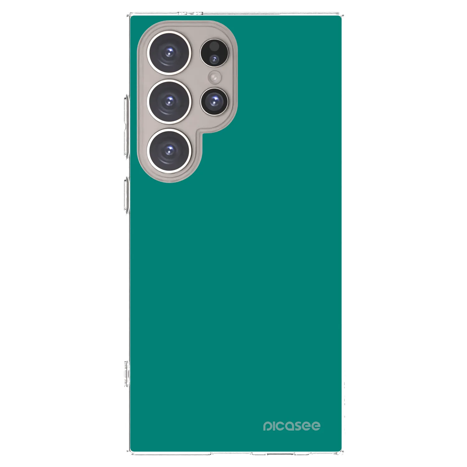 Picasee silikonový průhledný obal pro Samsung Galaxy S24 Ultra S928B 5G - Emerald Mist