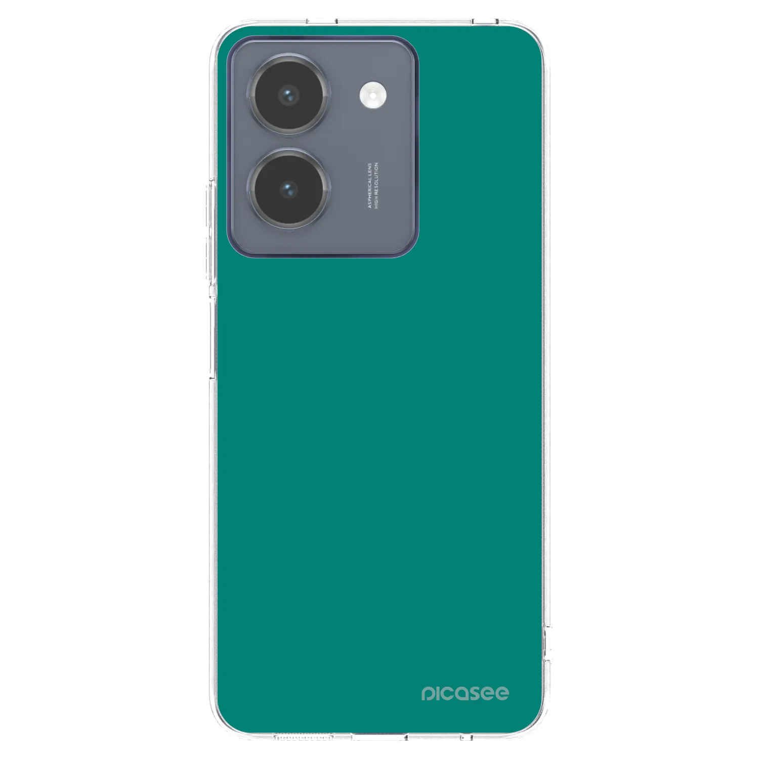 Picasee silikonový průhledný obal pro Vivo Y36 4G - Emerald Mist