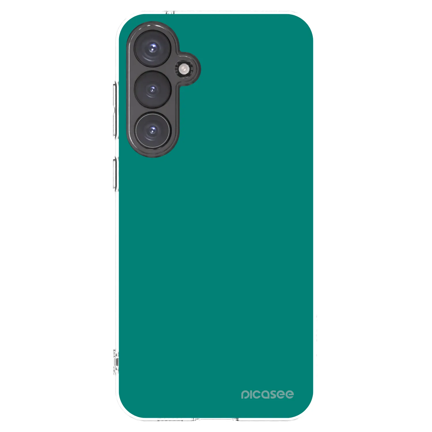Picasee silikonový průhledný obal pro Samsung Galaxy S23 FE S711B - Emerald Mist