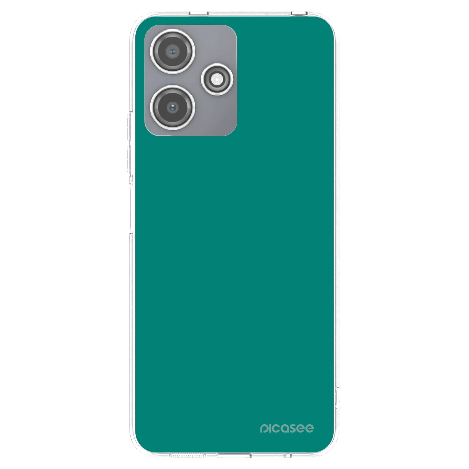 Picasee silikonový průhledný obal pro Xiaomi Redmi 12 5G - Emerald Mist