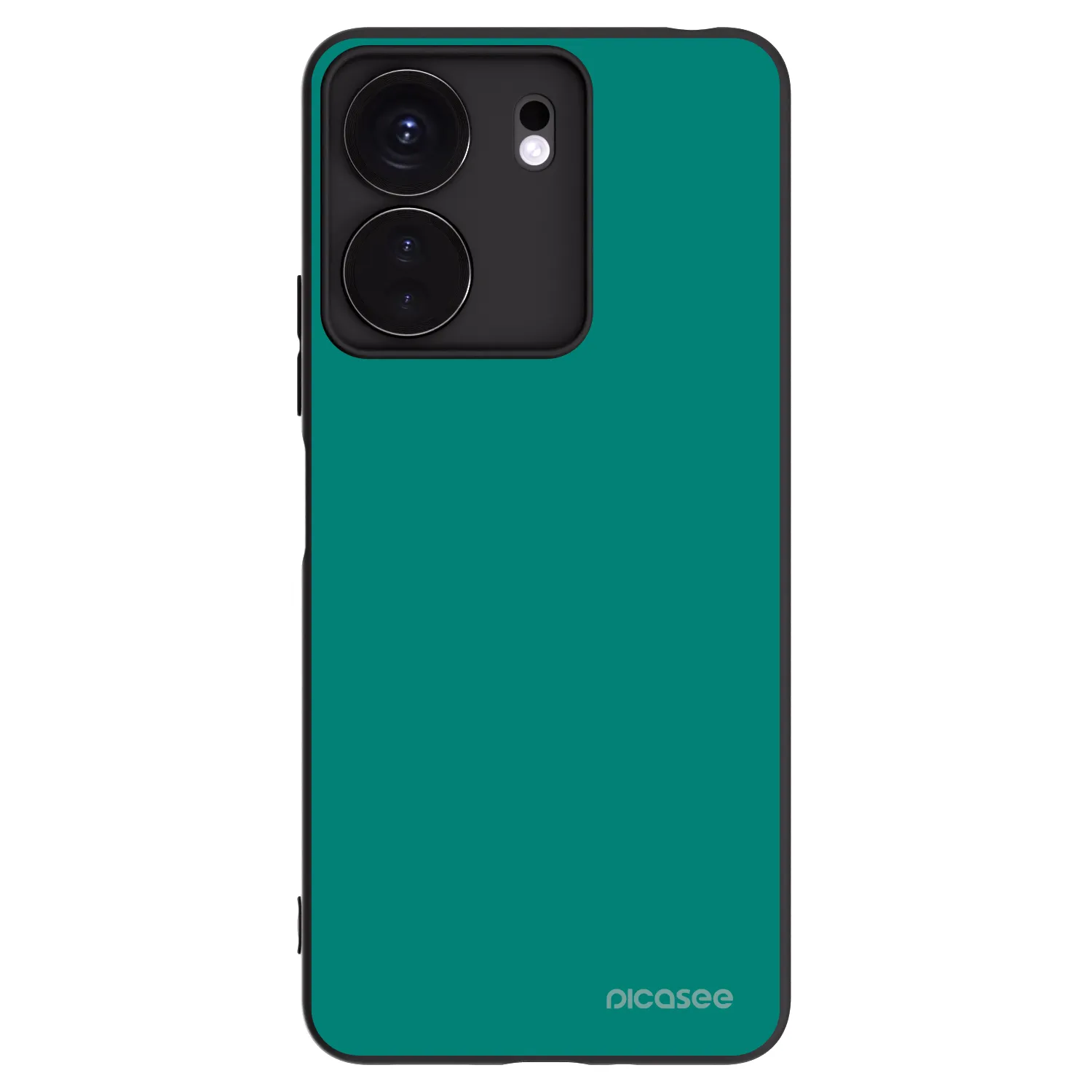Picasee silikonový černý obal pro Xiaomi Redmi 13C 4G - Emerald Mist