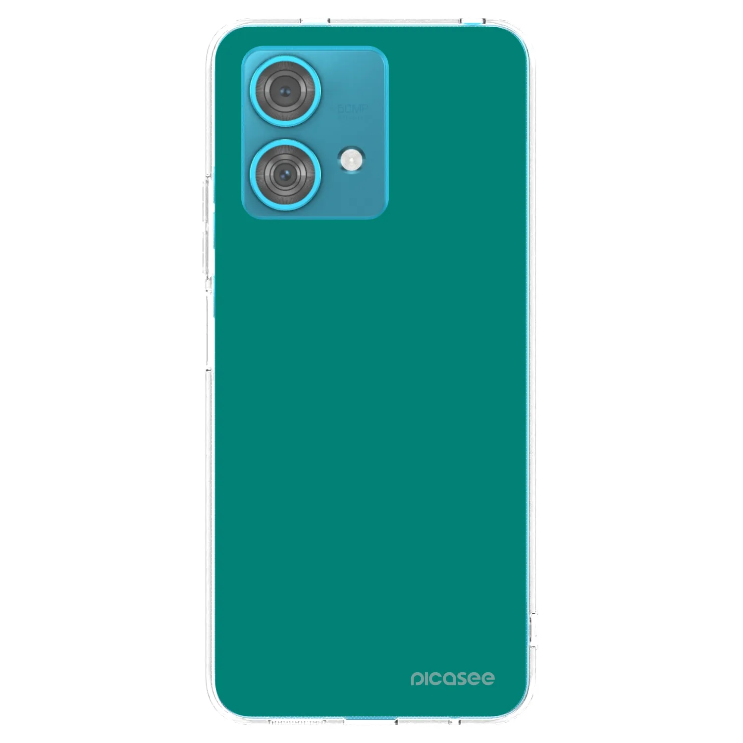 Picasee silikonový průhledný obal pro Motorola Edge 40 Neo - Emerald Mist