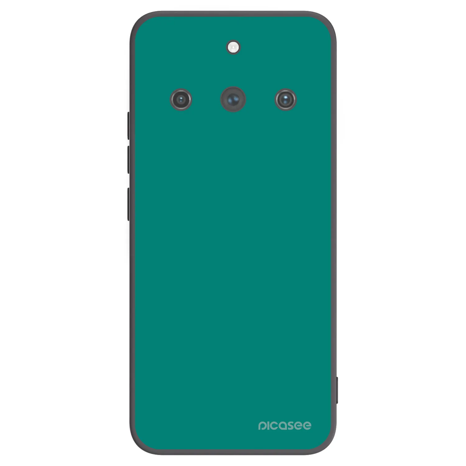 Picasee silikonový černý obal pro Realme 11 Pro+ - Emerald Mist