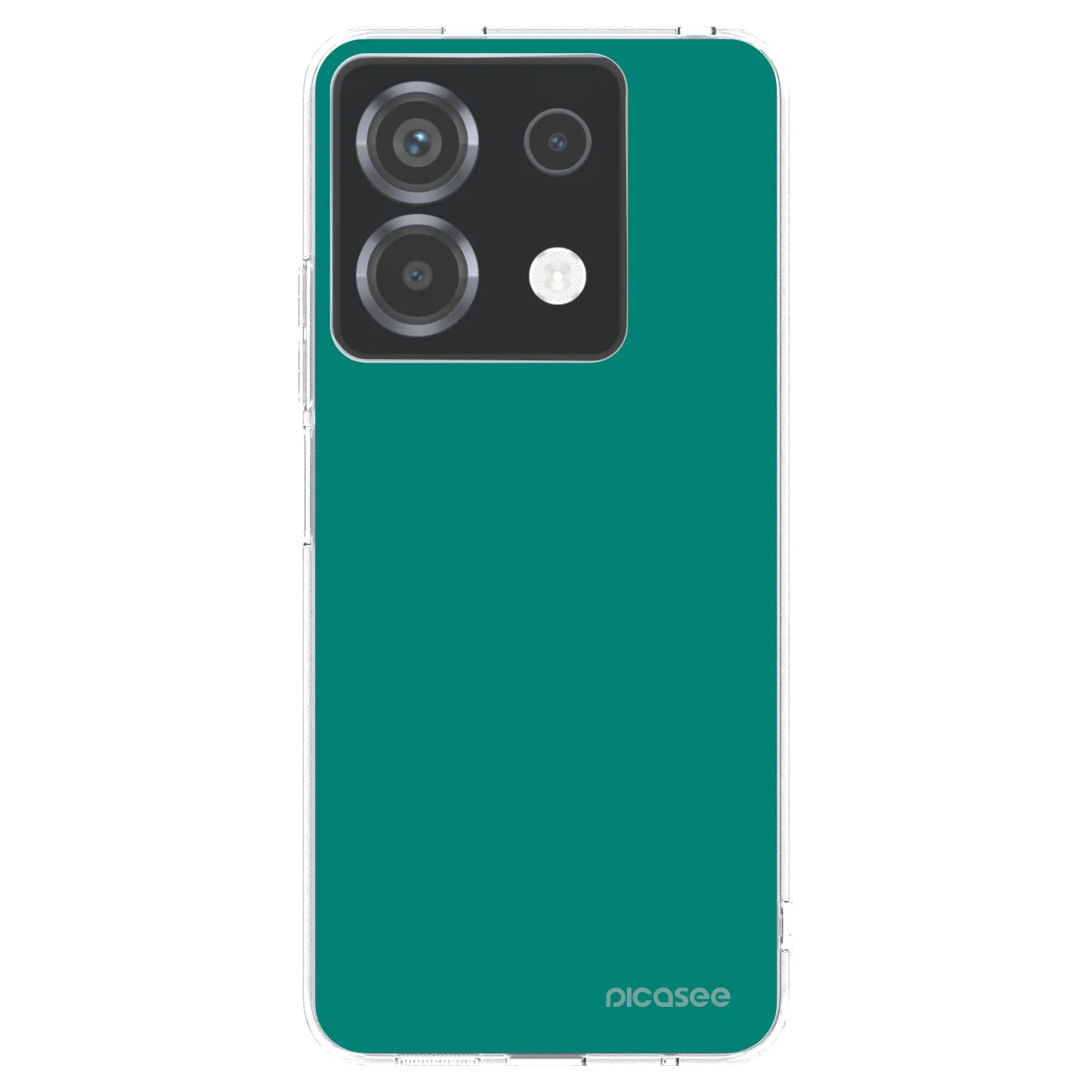 Picasee silikonový průhledný obal pro Xiaomi Poco X6 - Emerald Mist