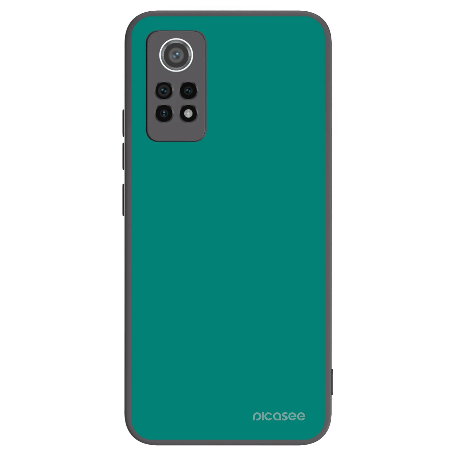 Picasee silikonový černý obal pro Xiaomi Redmi Note 12 Pro 4G - Emerald Mist