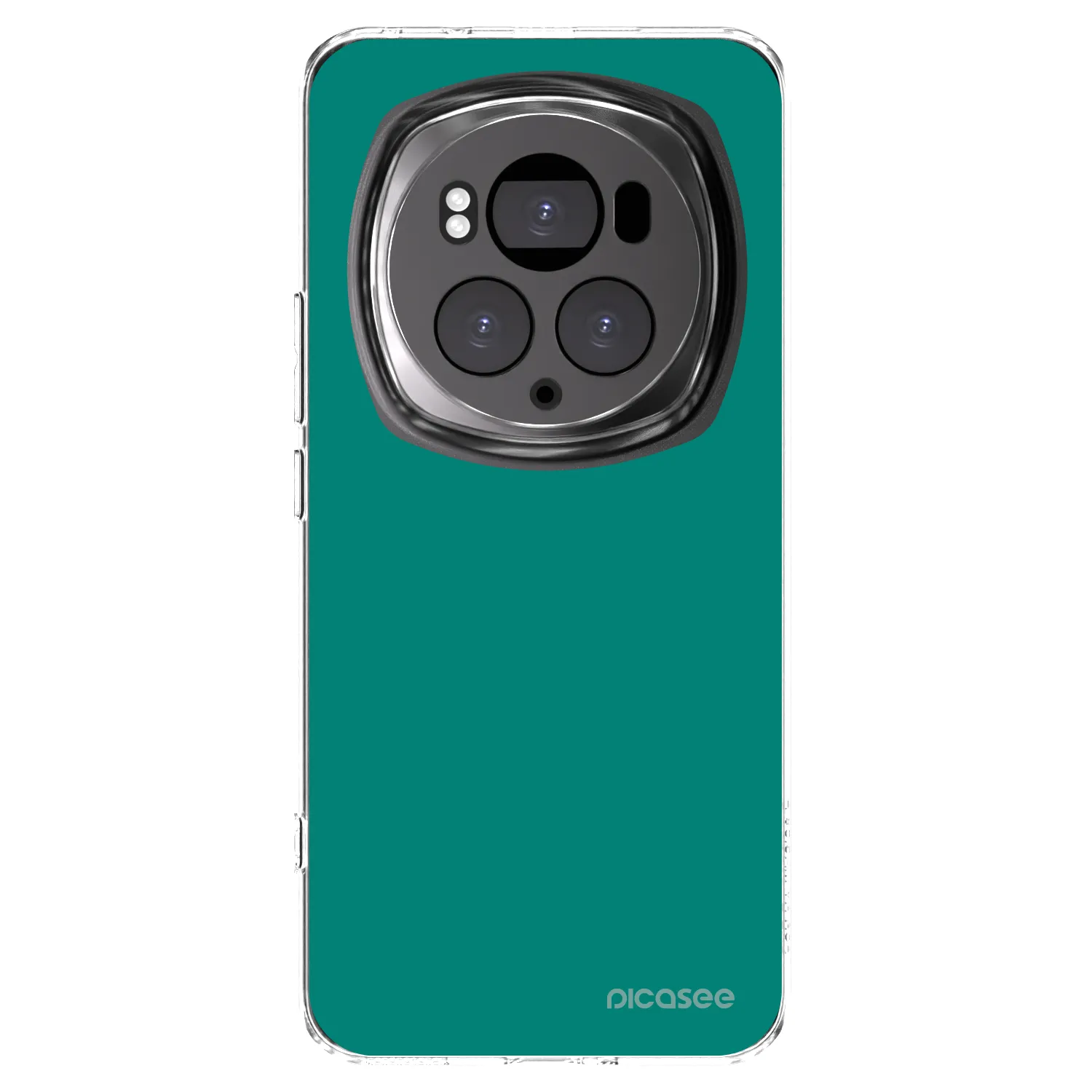 Picasee silikonový průhledný obal pro Honor Magic6 Pro - Emerald Mist