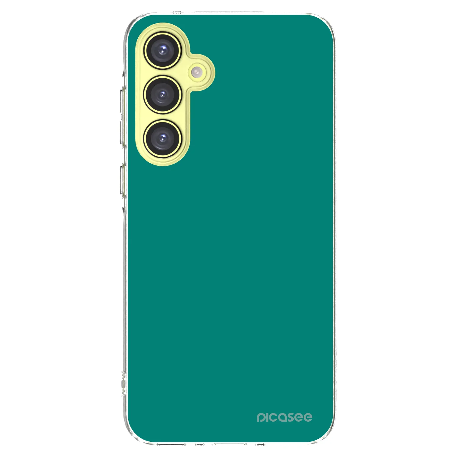 Picasee silikonový průhledný obal pro Samsung Galaxy A35 5G A356B - Emerald Mist