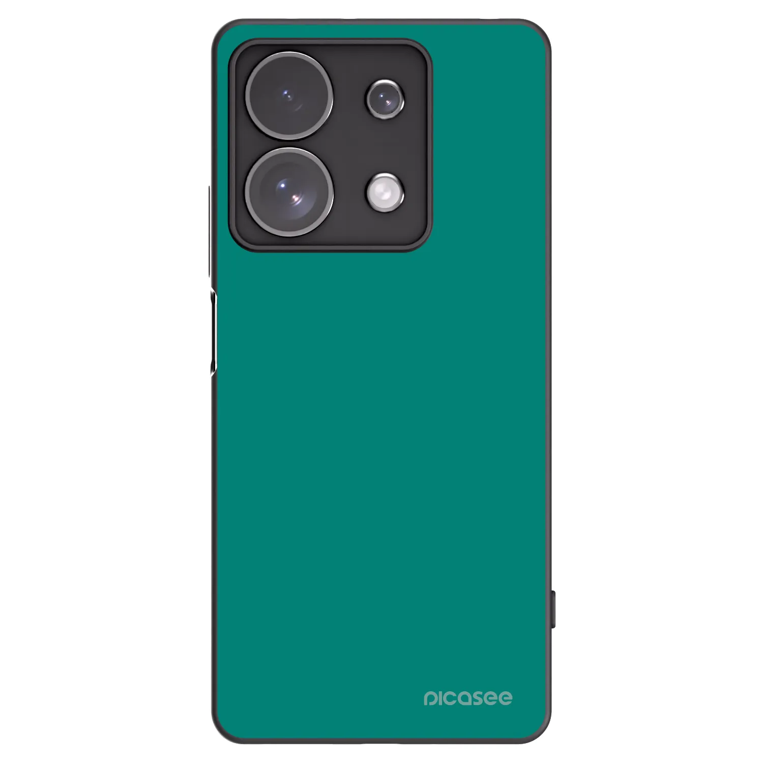 Picasee silikonový černý obal pro Xiaomi Redmi Note 13 Pro 4G - Emerald Mist