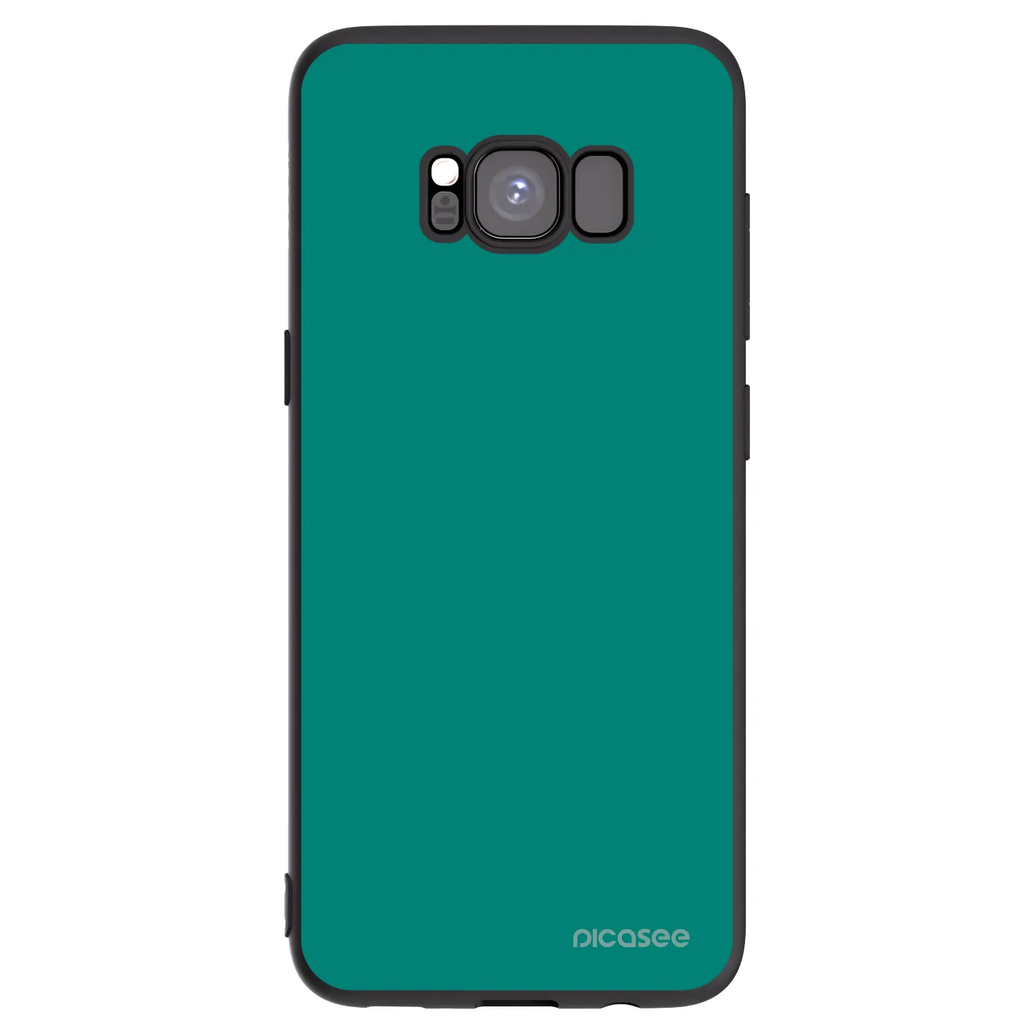 Picasee silikonový černý obal pro Samsung Galaxy S8 G950F - Emerald Mist