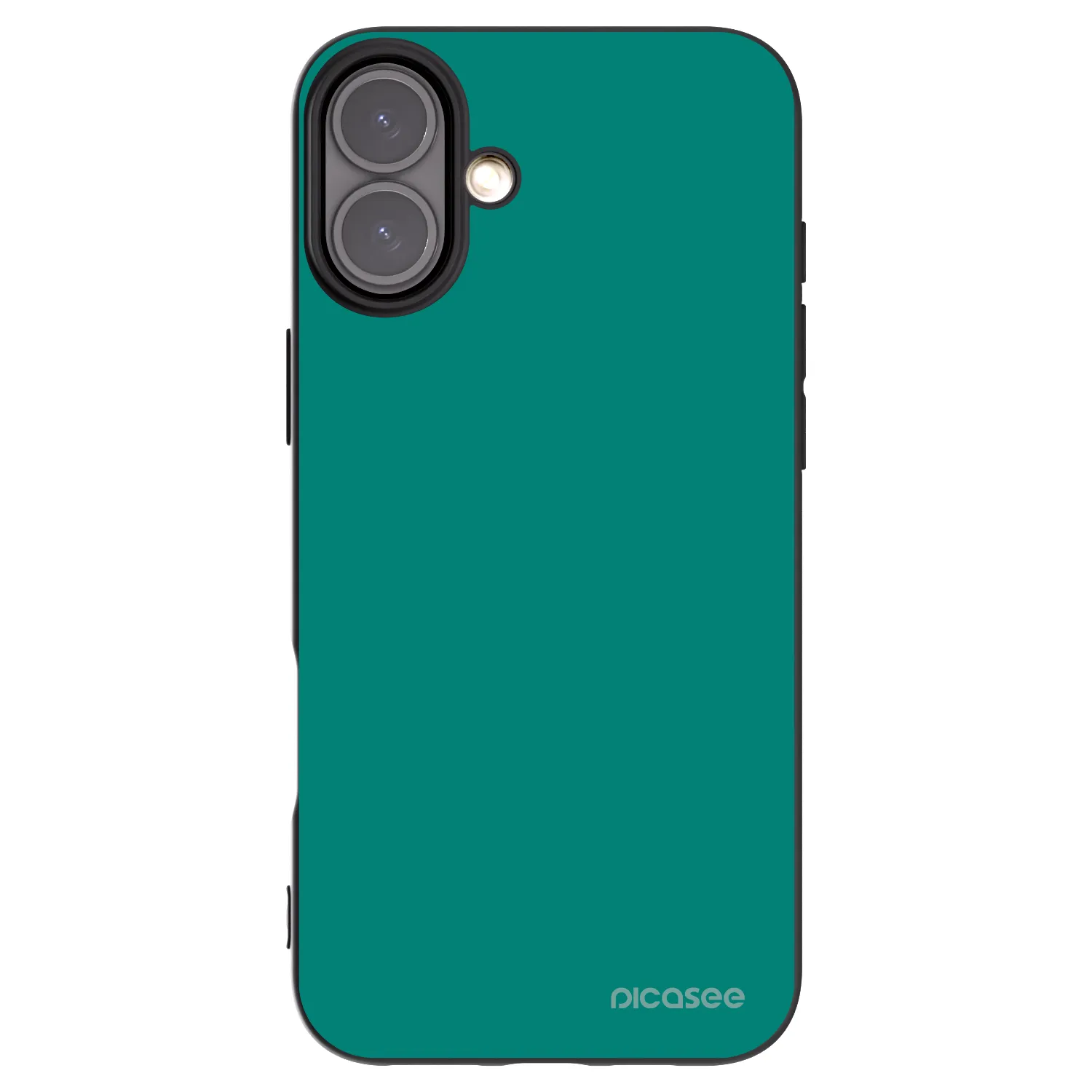 Picasee silikonový černý obal pro Apple iPhone 16 Plus - Emerald Mist