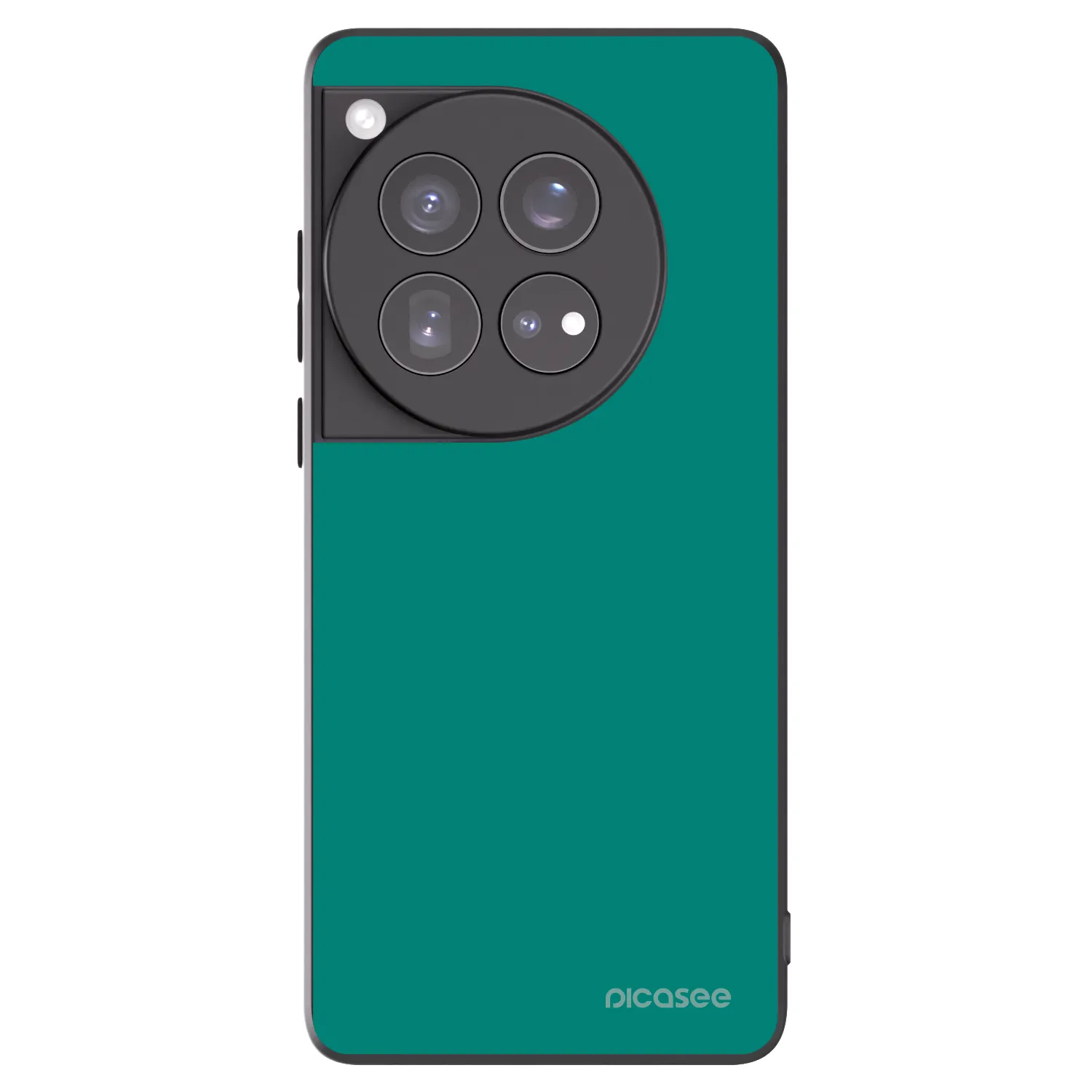 Picasee silikonový černý obal pro OnePlus 12 5G - Emerald Mist