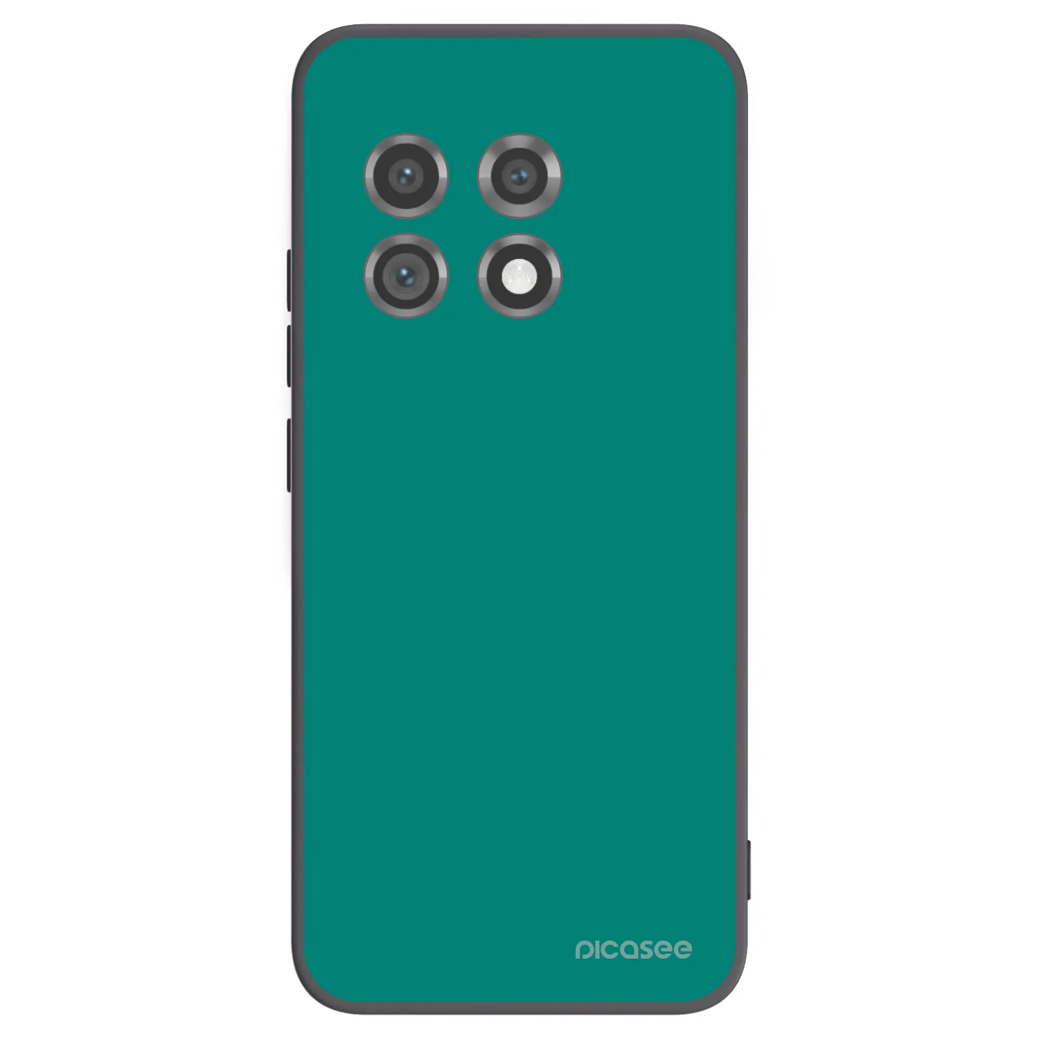 Picasee silikonový černý obal pro OnePlus 11 5G - Emerald Mist