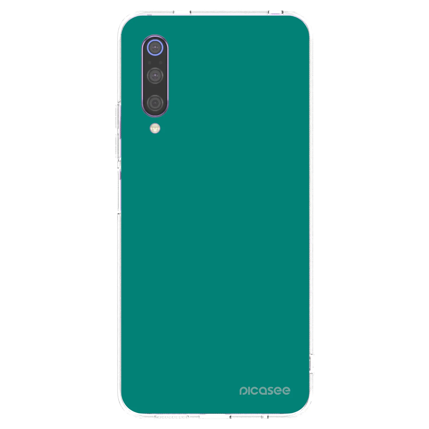 Picasee silikonový průhledný obal pro Xiaomi Mi 9 - Emerald Mist