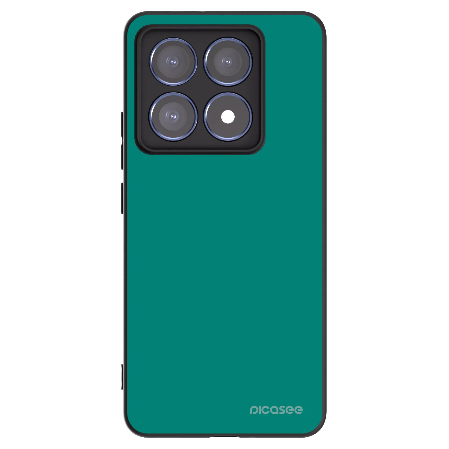 Picasee silikonový černý obal pro Xiaomi 14T Pro - Emerald Mist