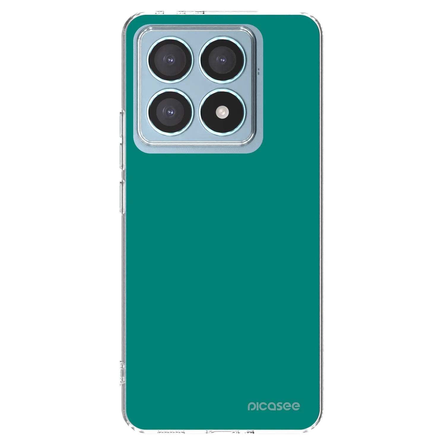 Picasee silikonový průhledný obal pro Xiaomi 14T Pro - Emerald Mist