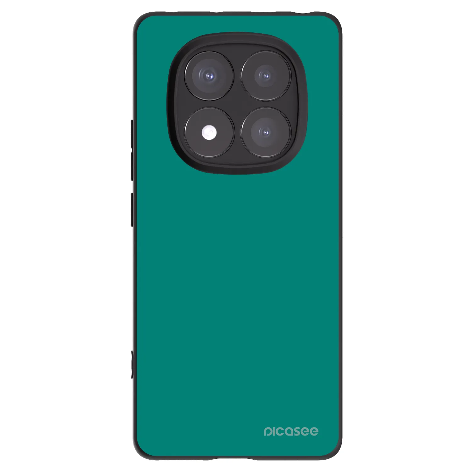 Picasee silikonový černý obal pro Xiaomi Redmi Note 14 Pro 5G - Emerald Mist