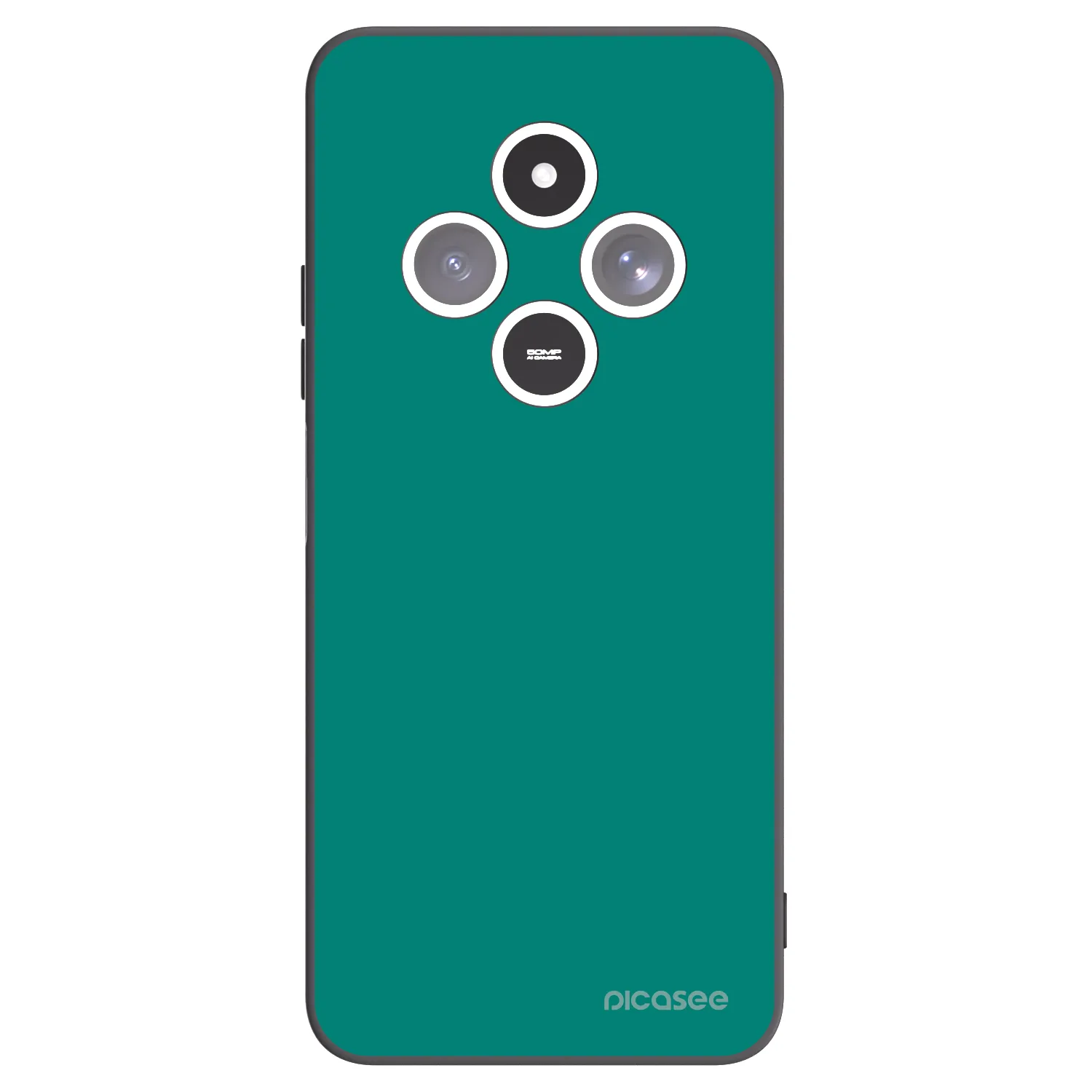 Picasee silikonový černý obal pro Xiaomi Redmi 14C - Emerald Mist
