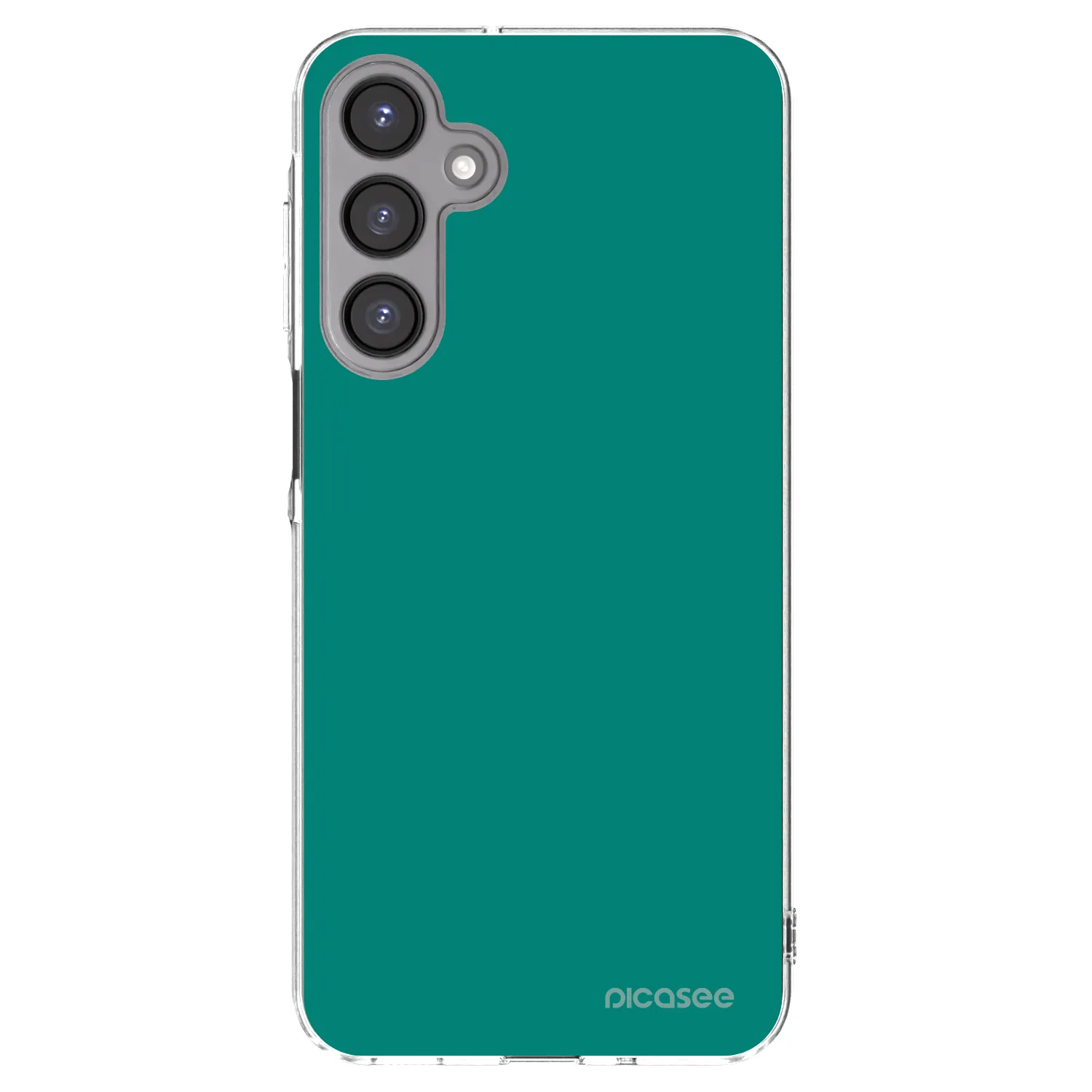 Picasee silikonový průhledný obal pro Samsung Galaxy A16 5G - Emerald Mist