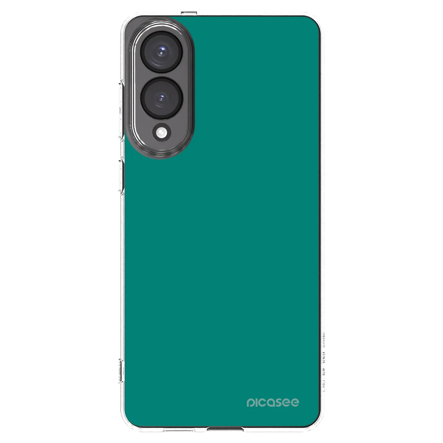 Picasee silikonový průhledný obal pro Samsung Galaxy S25 Edge 5G - Emerald Mist