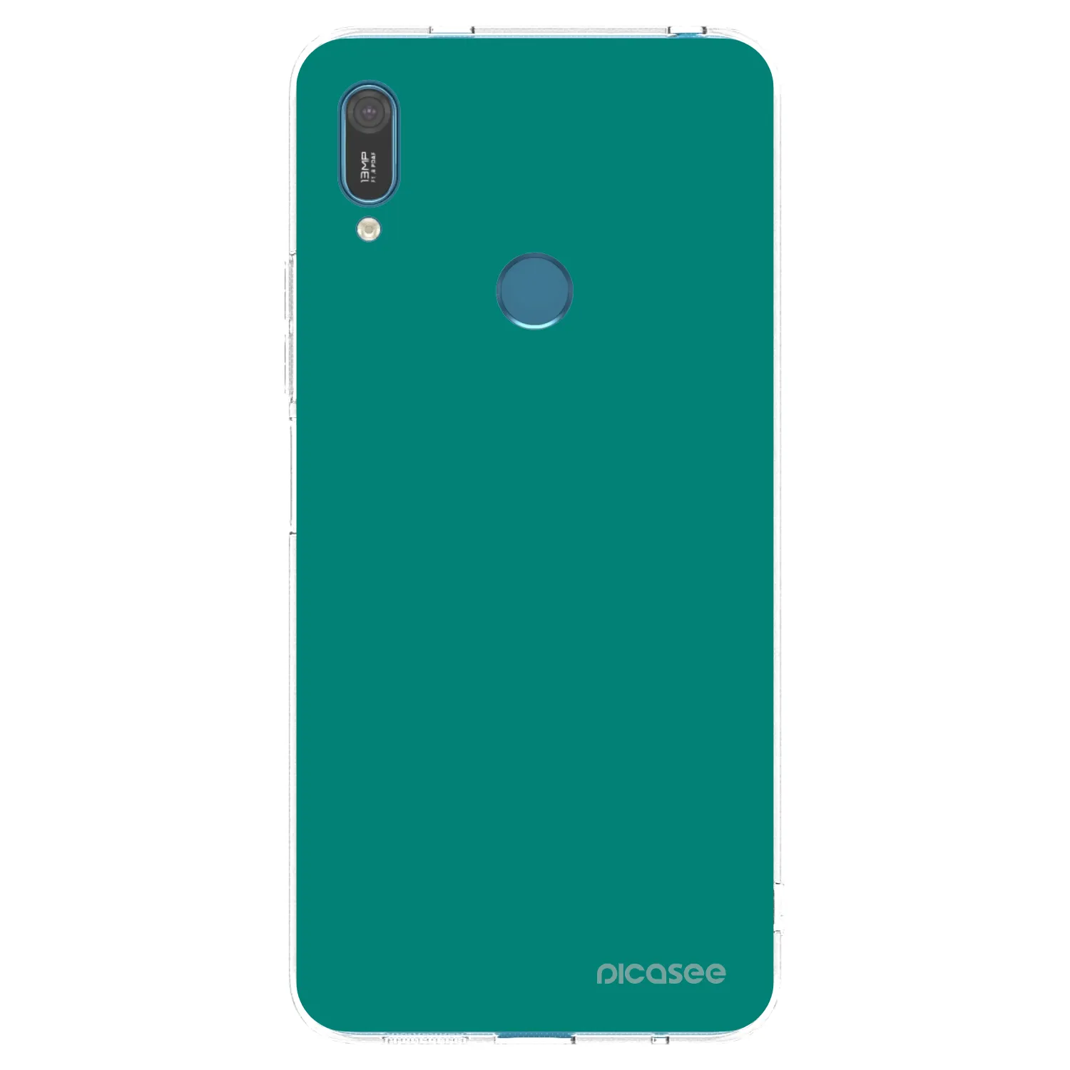 Picasee silikonový průhledný obal pro Huawei Y7 2019 - Emerald Mist