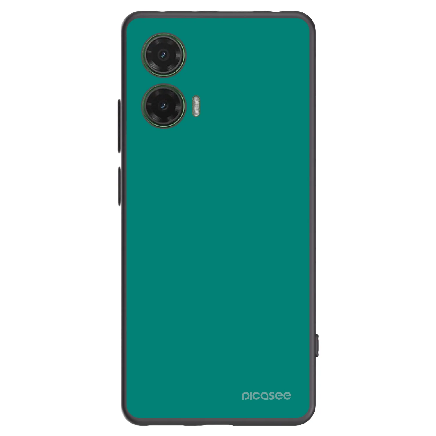 Picasee silikonový černý obal pro Motorola Moto G35 5G - Emerald Mist