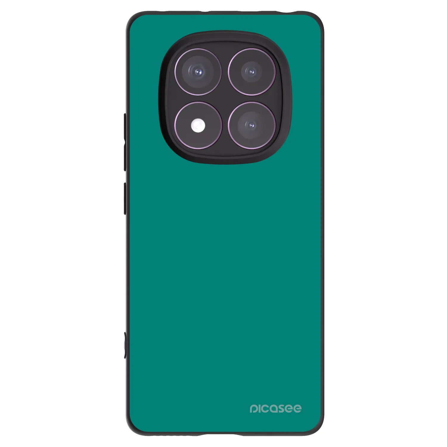 Picasee silikonový černý obal pro Xiaomi Redmi Note 14 Pro 4G - Emerald Mist