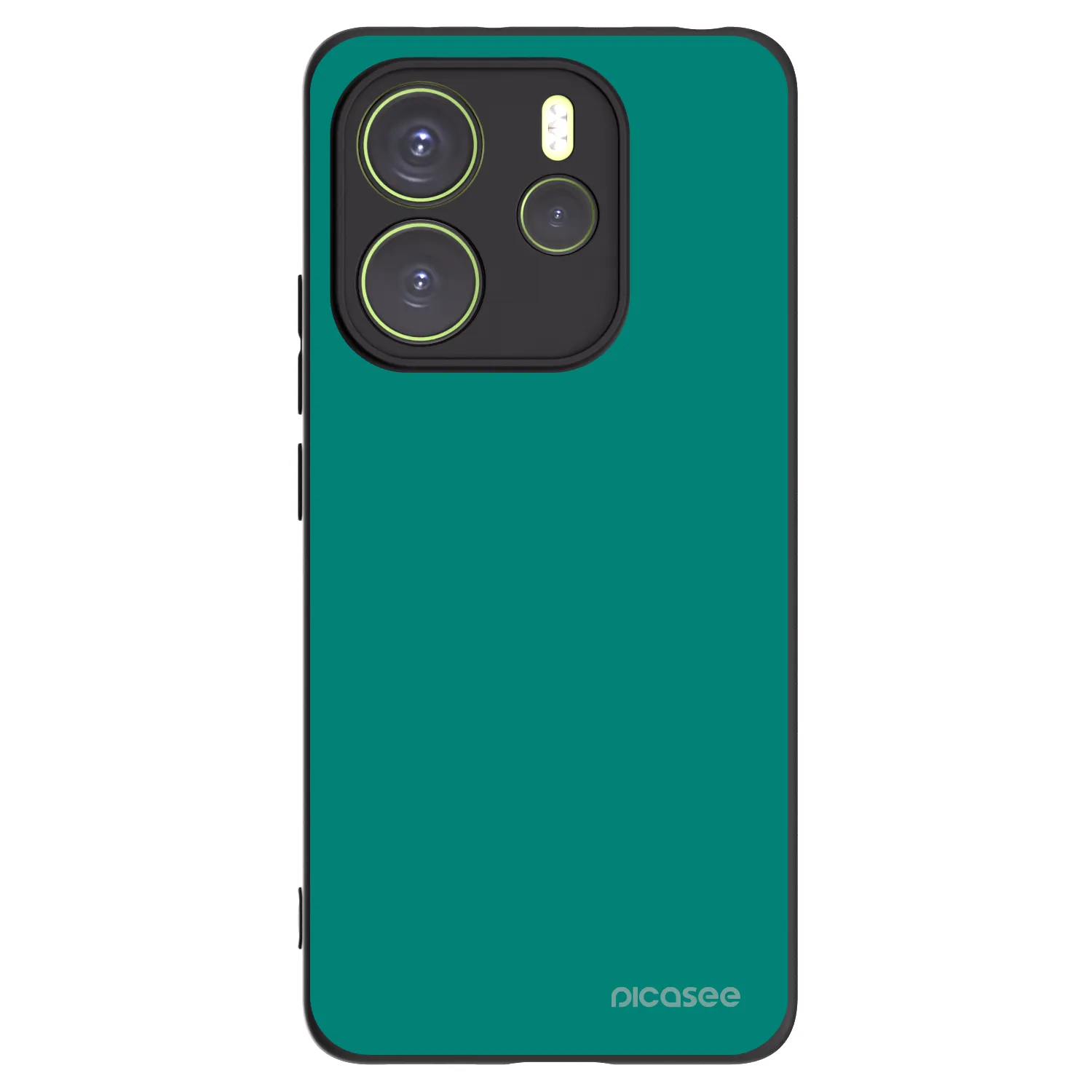 Picasee silikonový černý obal pro Xiaomi Redmi Note 14 4G - Emerald Mist