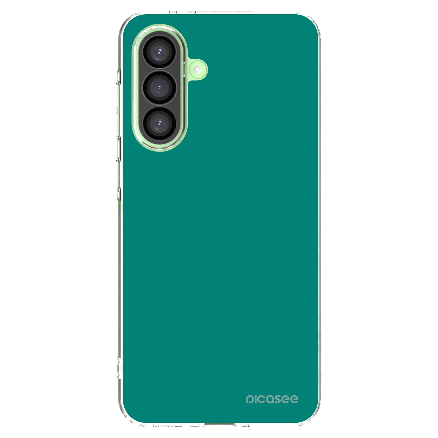 Picasee silikonový průhledný obal pro Samsung Galaxy A26 5G A266B - Emerald Mist
