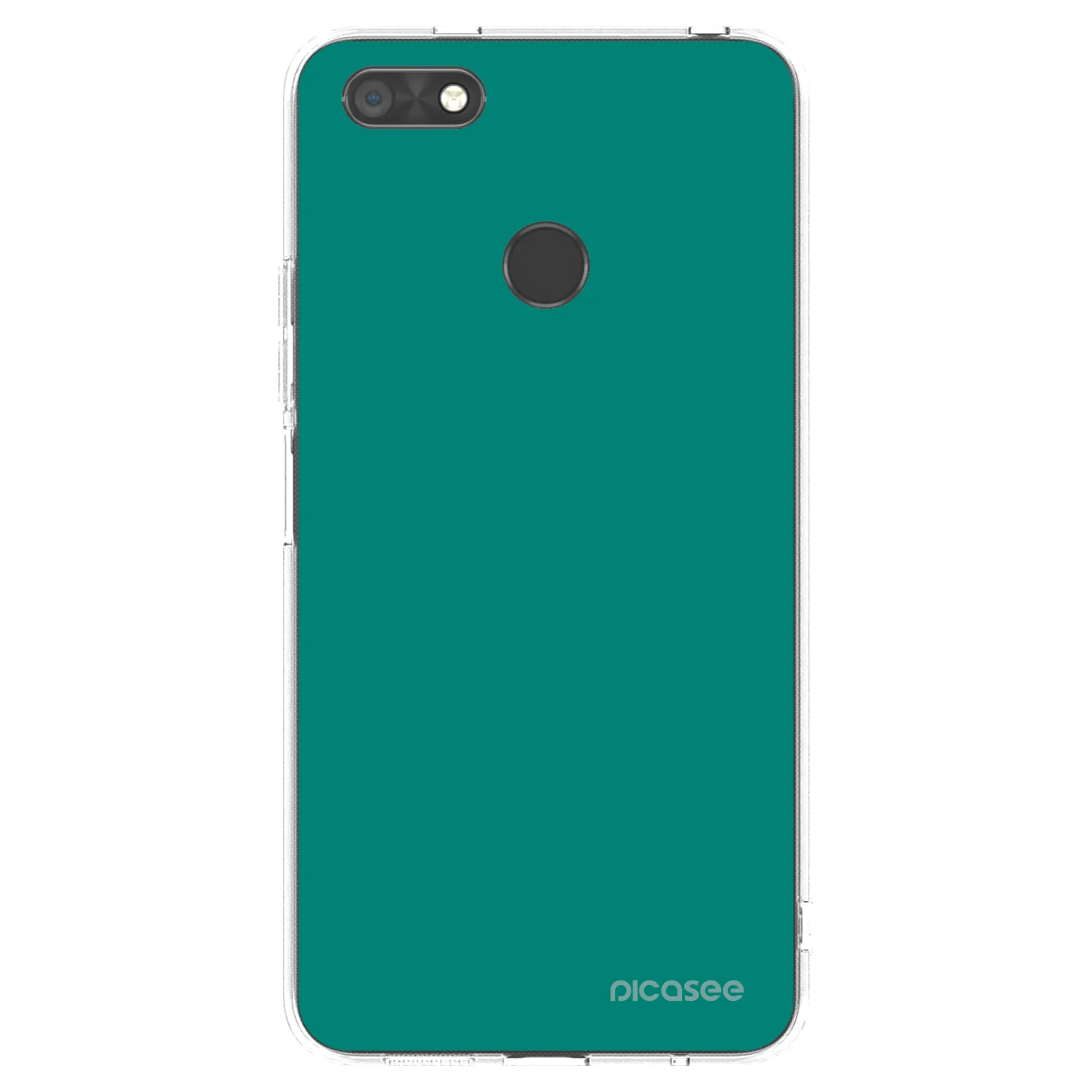 Picasee silikonový průhledný obal pro Huawei P9 Lite Mini - Emerald Mist