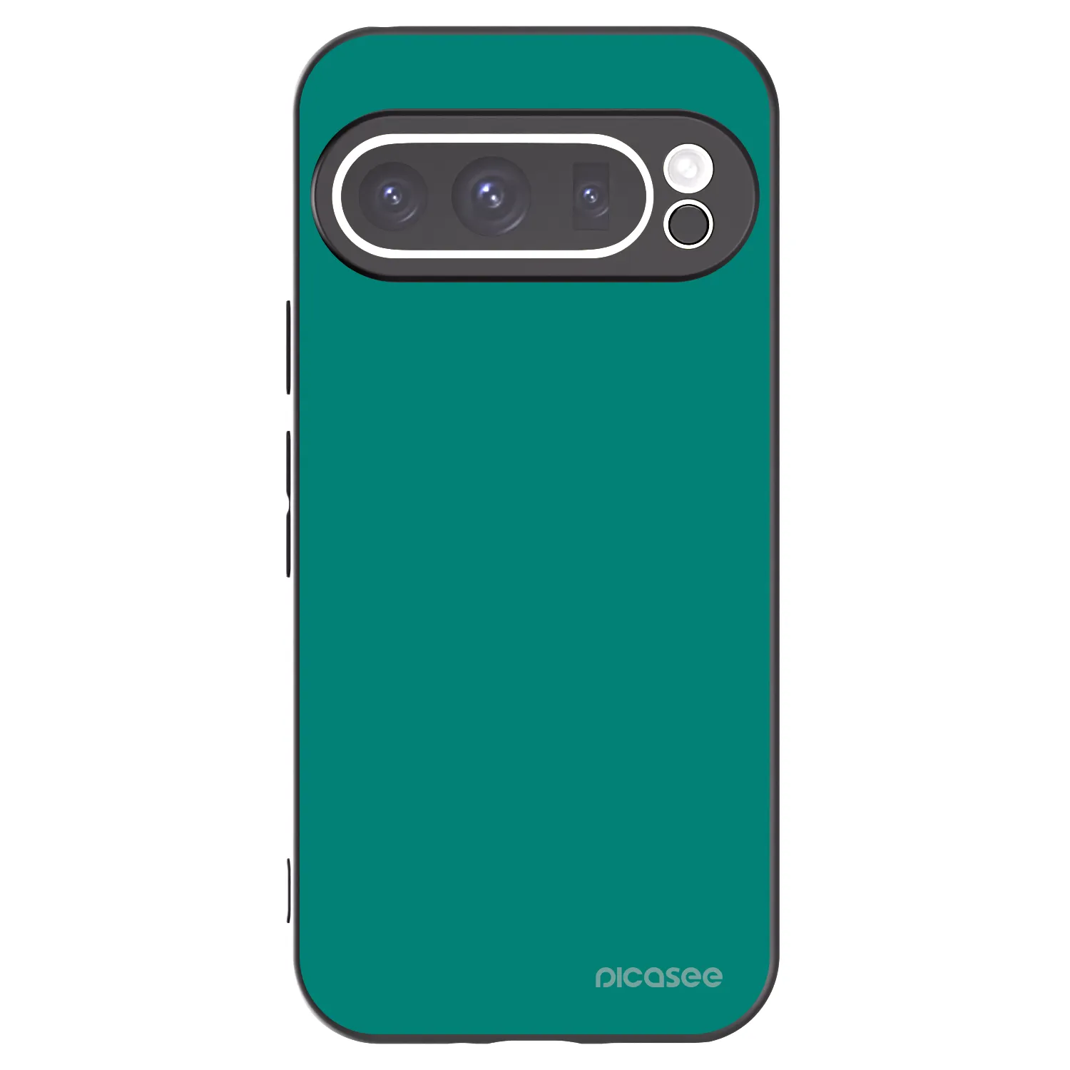 Picasee silikonový černý obal pro Google Pixel 9 Pro - Emerald Mist