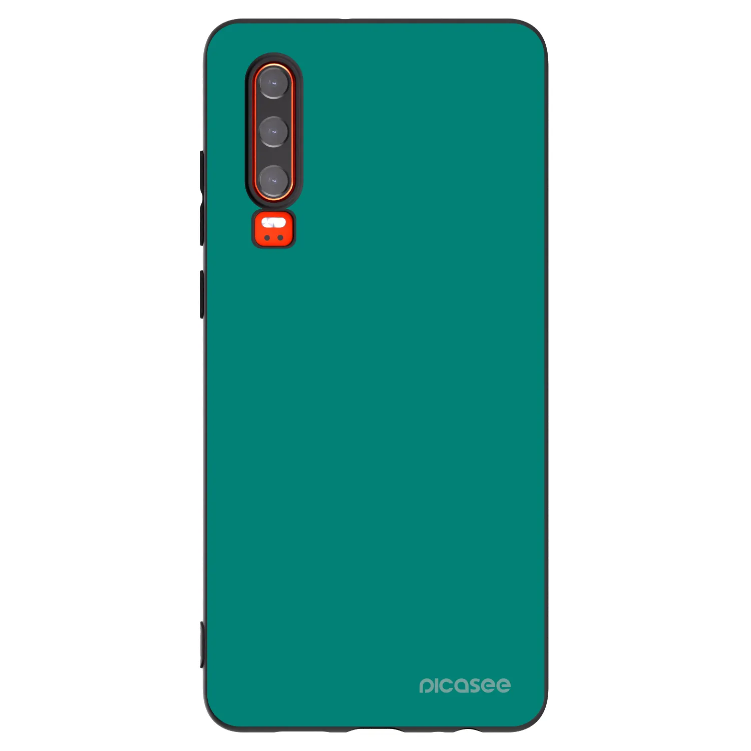 Picasee silikonový černý obal pro Huawei P30 - Emerald Mist
