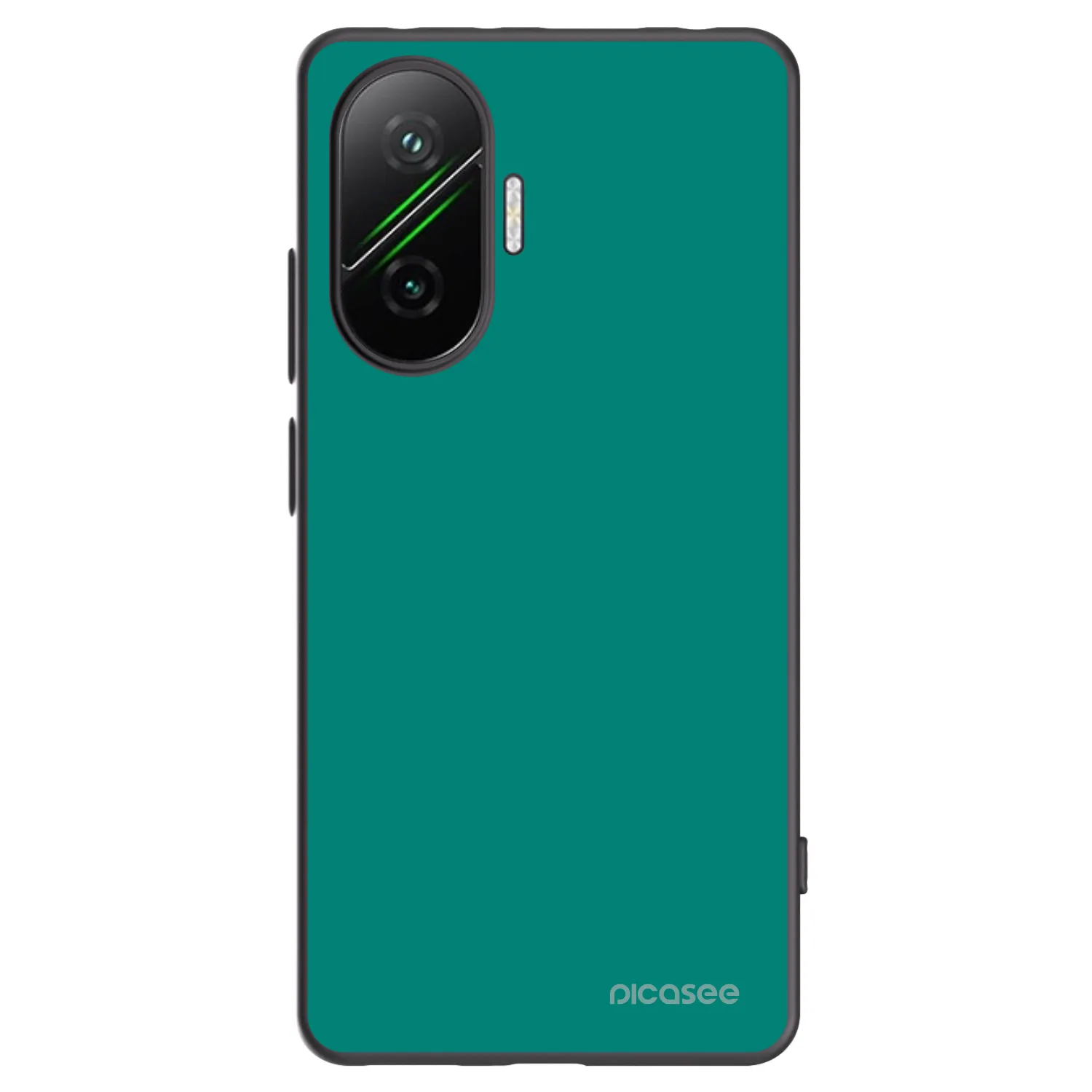 Picasee silikonový černý obal pro Xiaomi Poco F7 Pro 5G - Emerald Mist